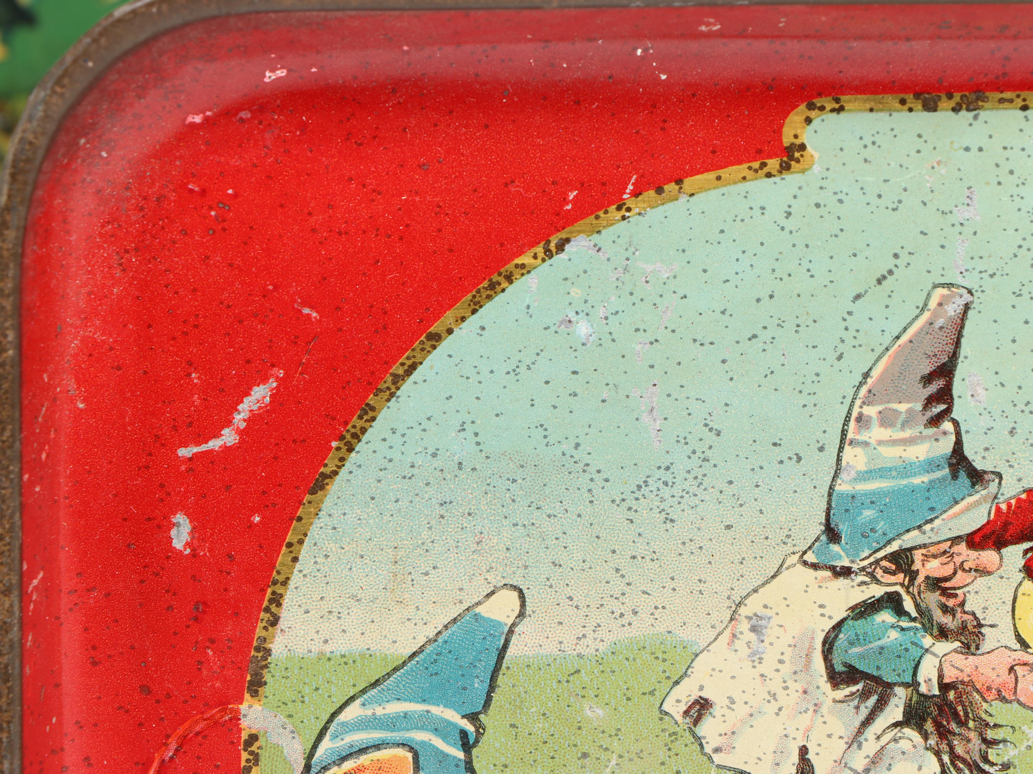 Vintage Amsco Sunbonnet Girls and Other Tin Litho Children's Trays