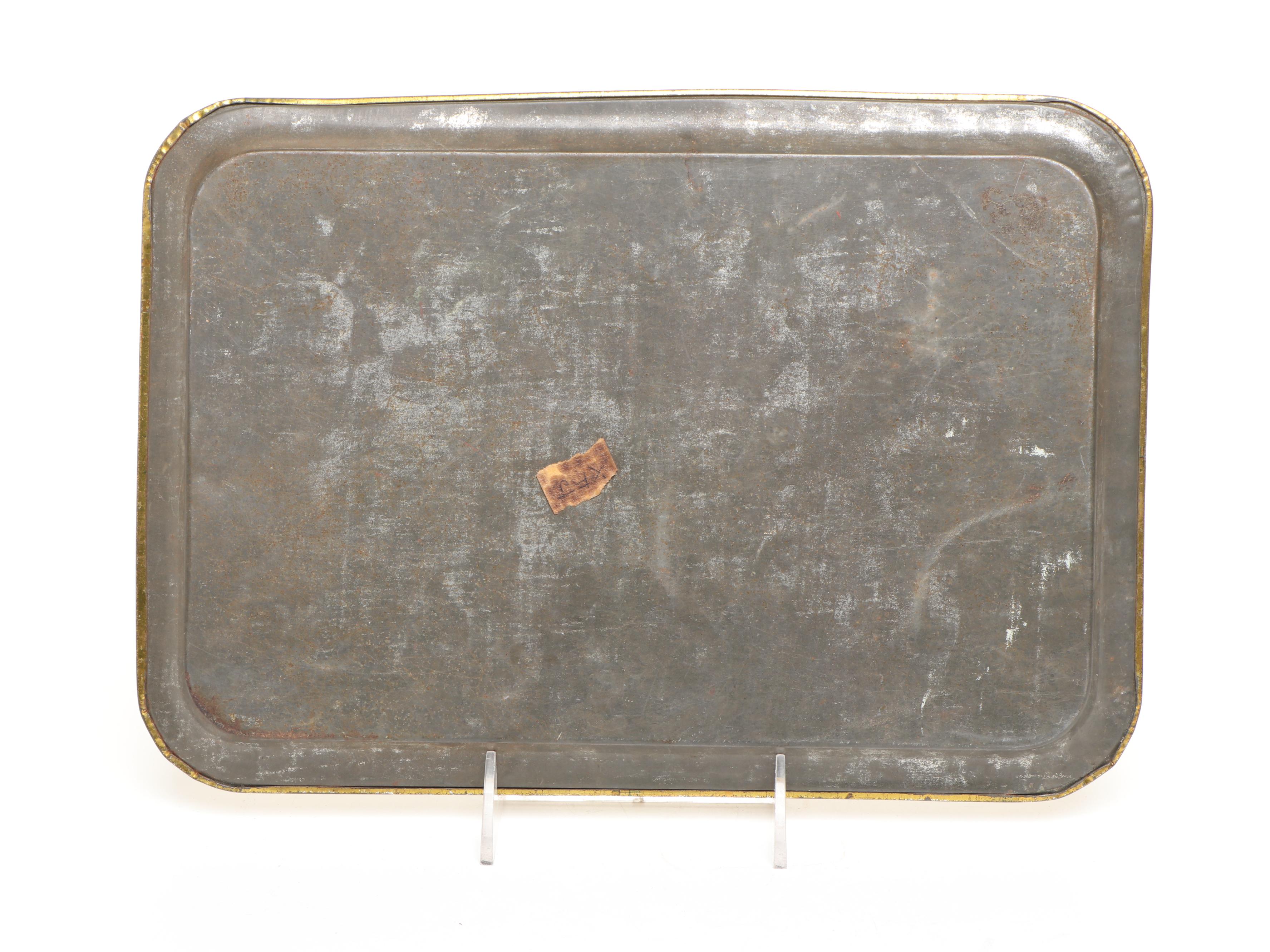 Vintage Amsco Sunbonnet Girls and Other Tin Litho Children's Trays