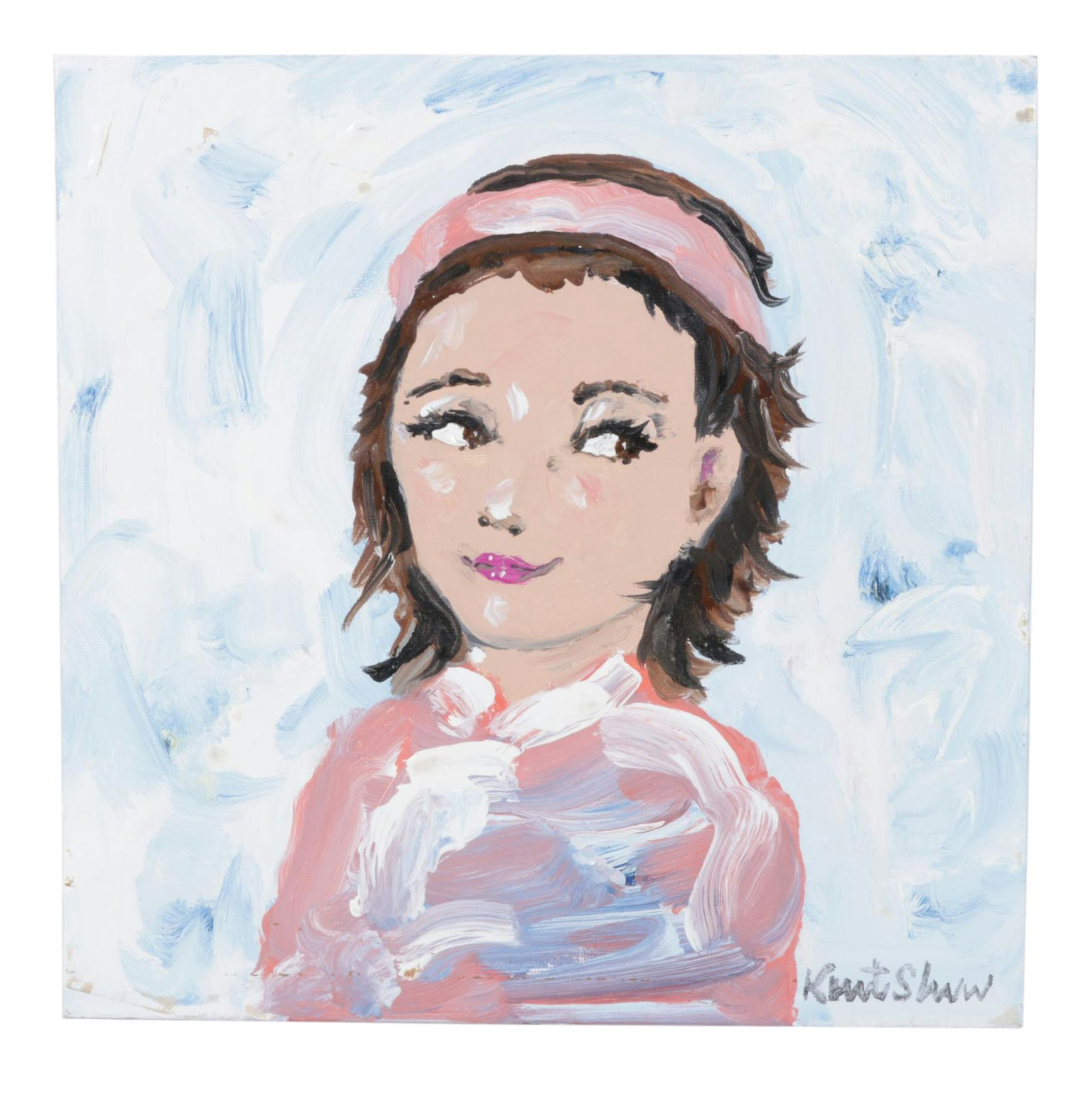 Kurt Shaw "Daphne" Oil Painting, 2020