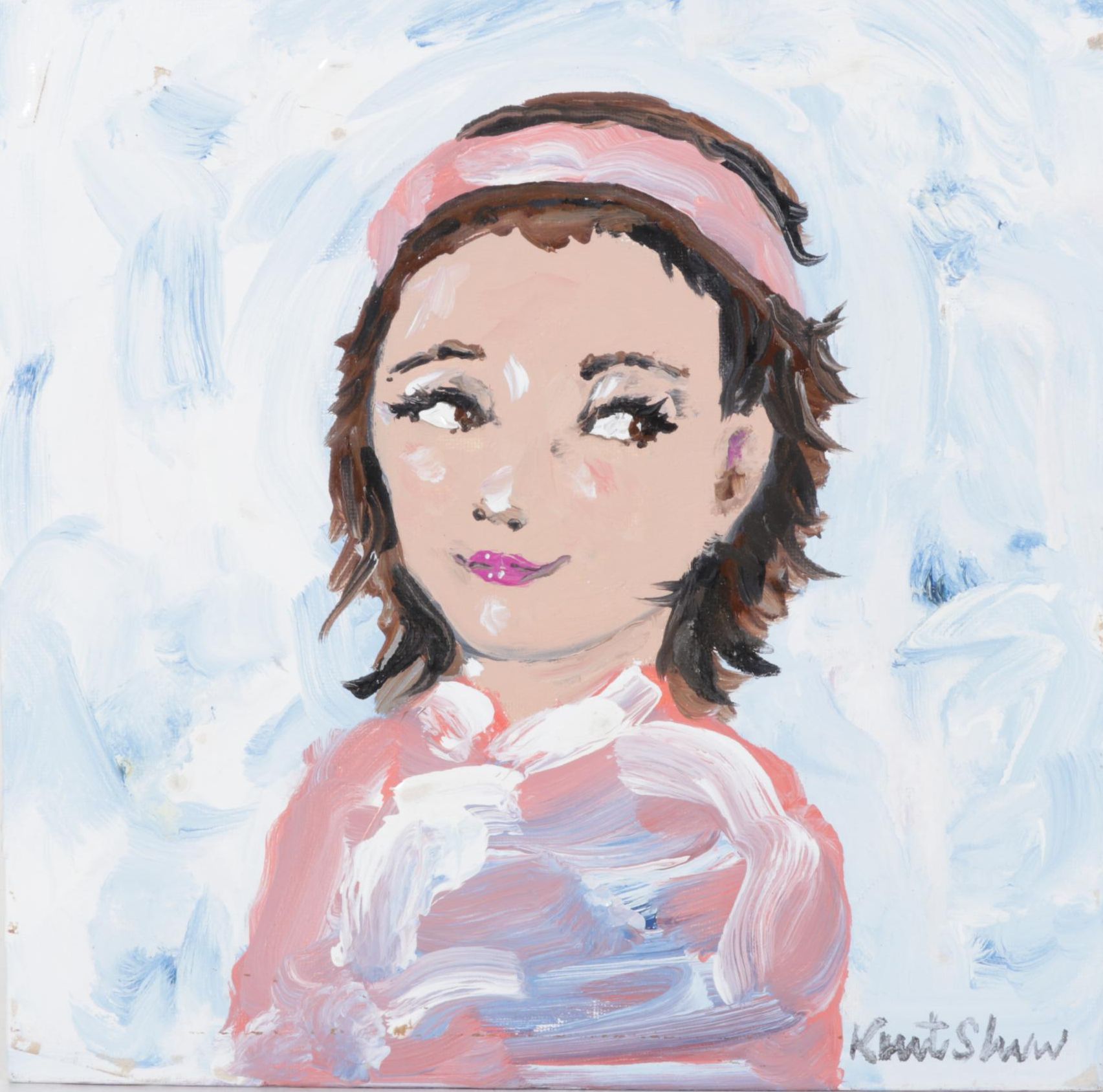 Kurt Shaw "Daphne" Oil Painting, 2020