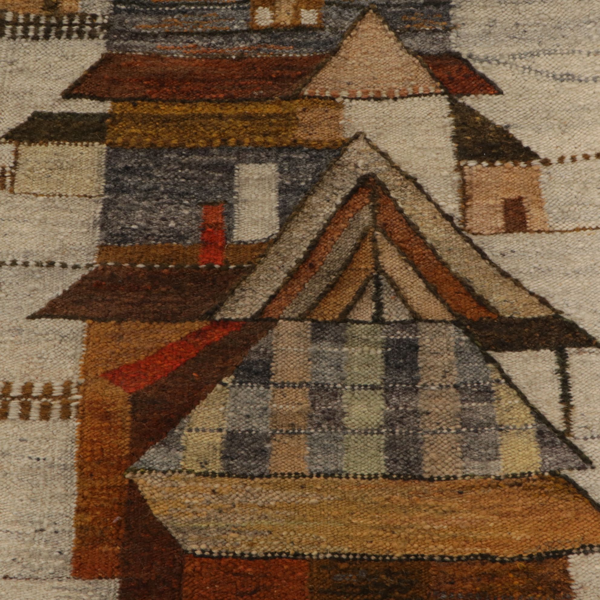 Hanna Cjazkowska for Cepelia "Podhale" Tapestry & Ecuadorian Flat Weave Textile