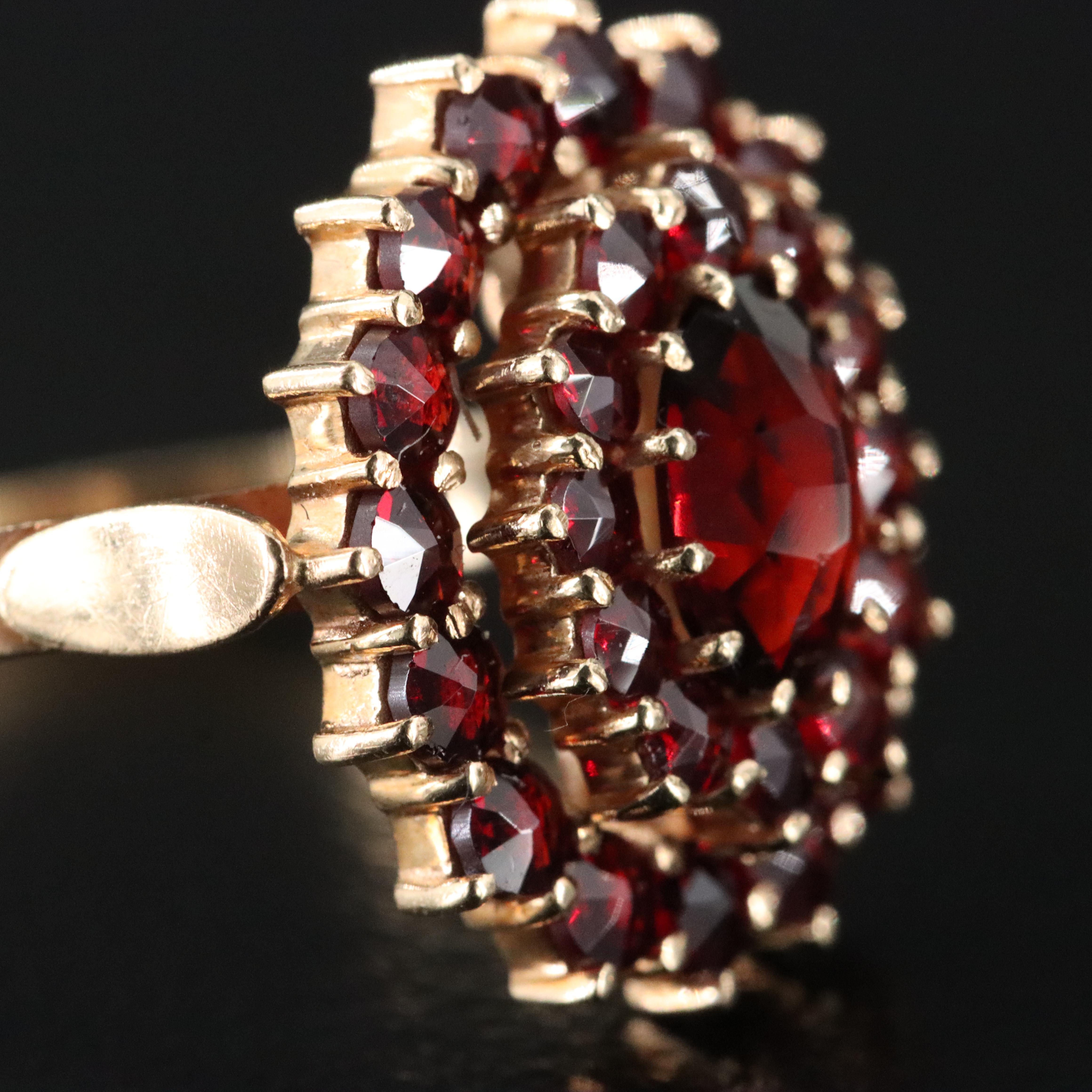 14K Garnet Ring