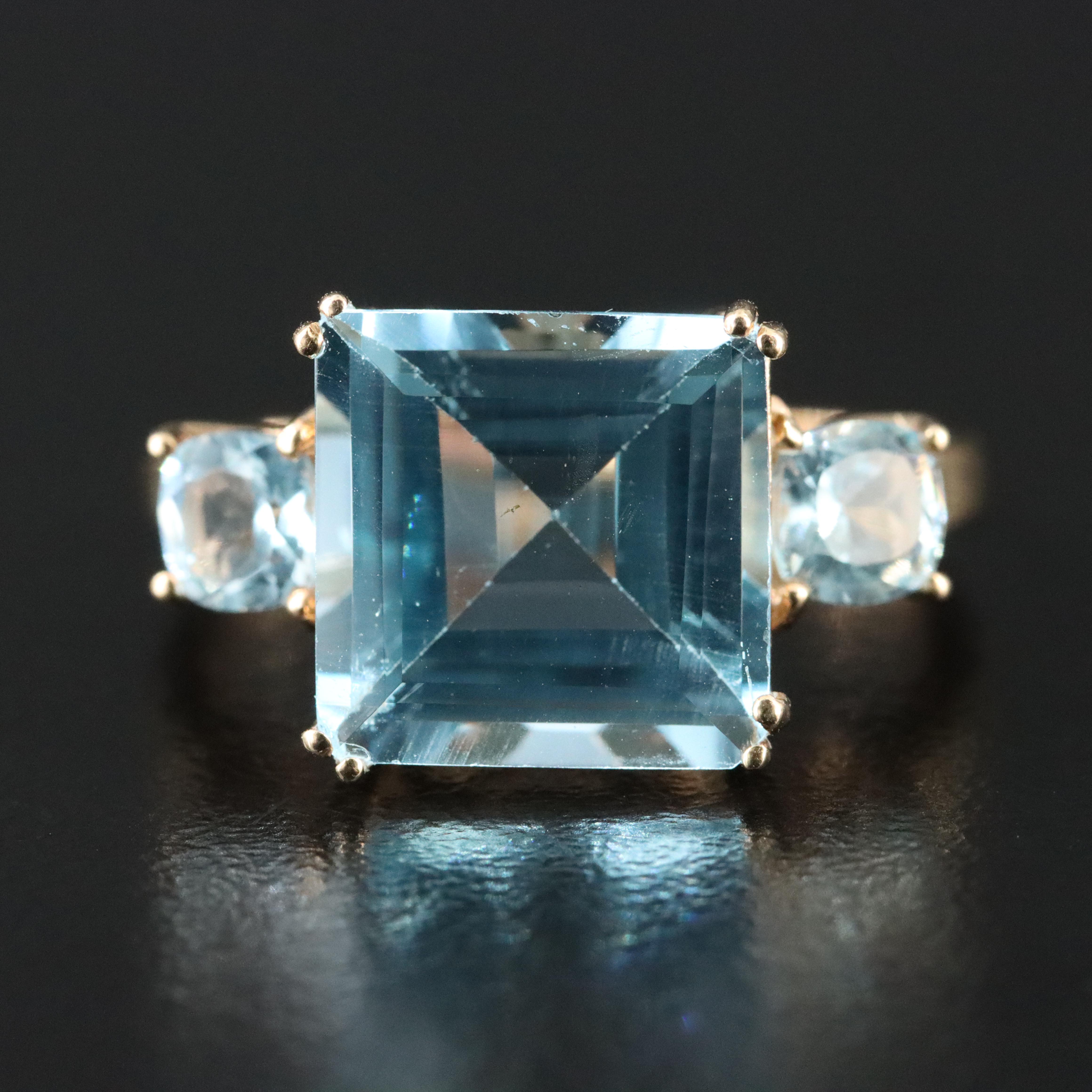 14K Topaz Ring