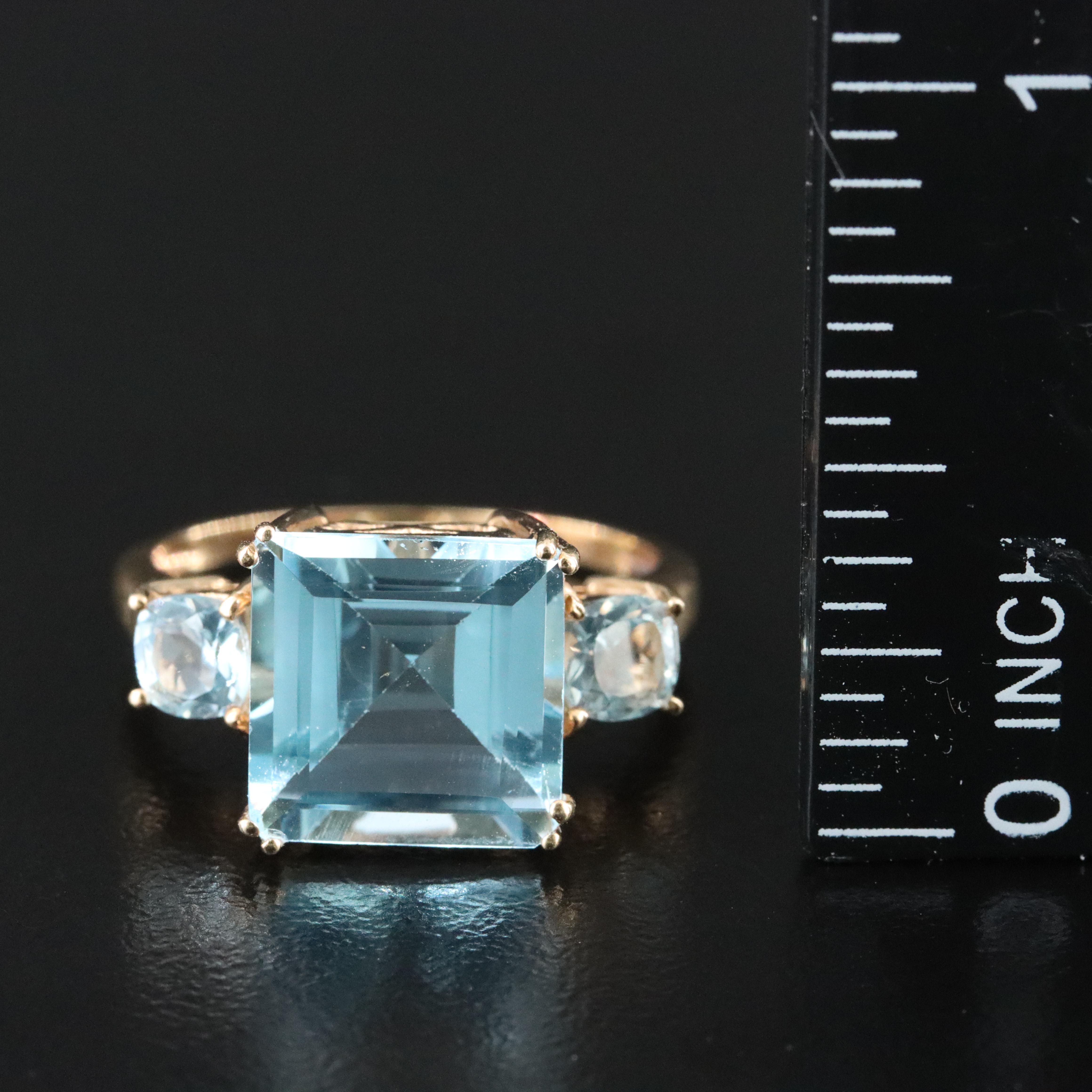 14K Topaz Ring