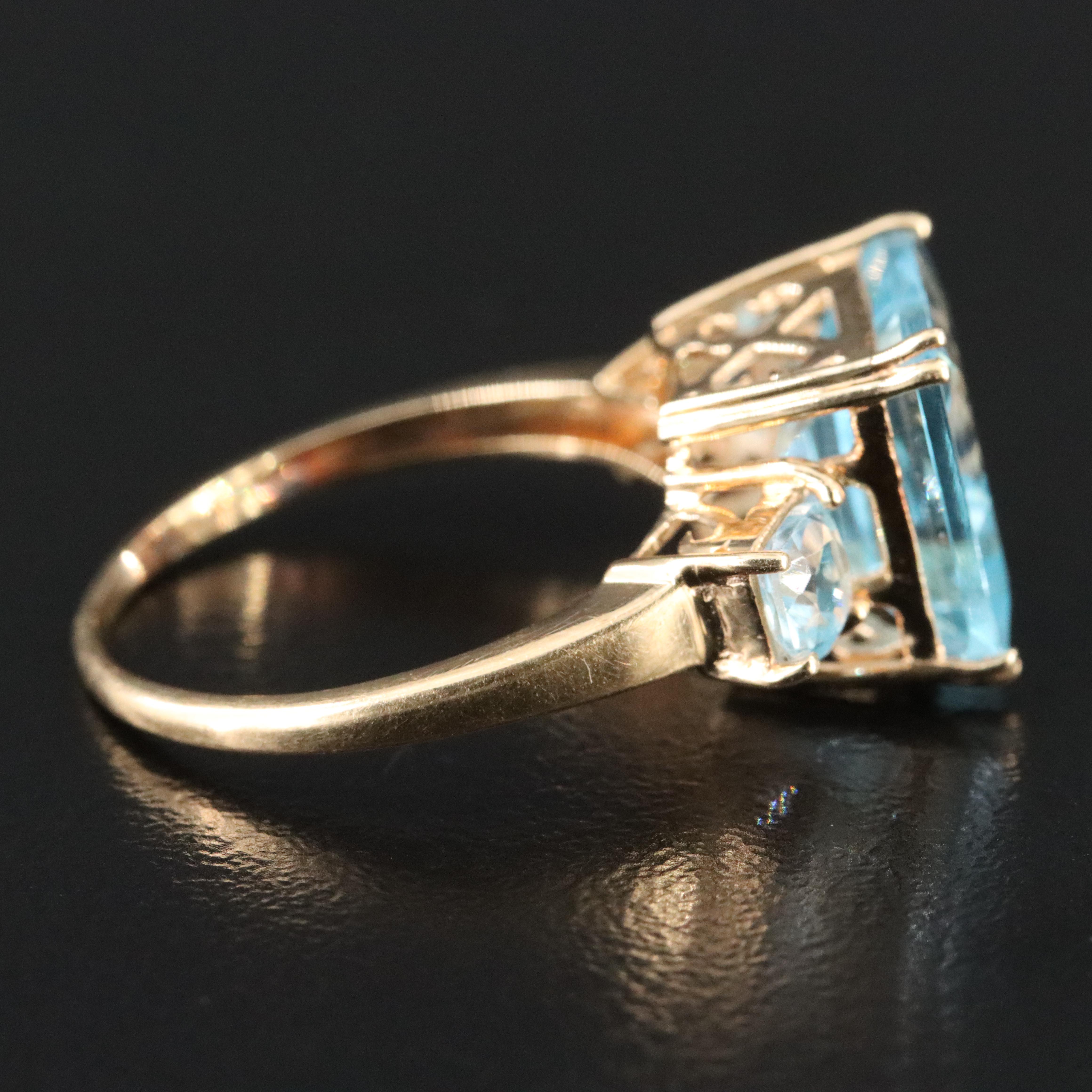 14K Topaz Ring