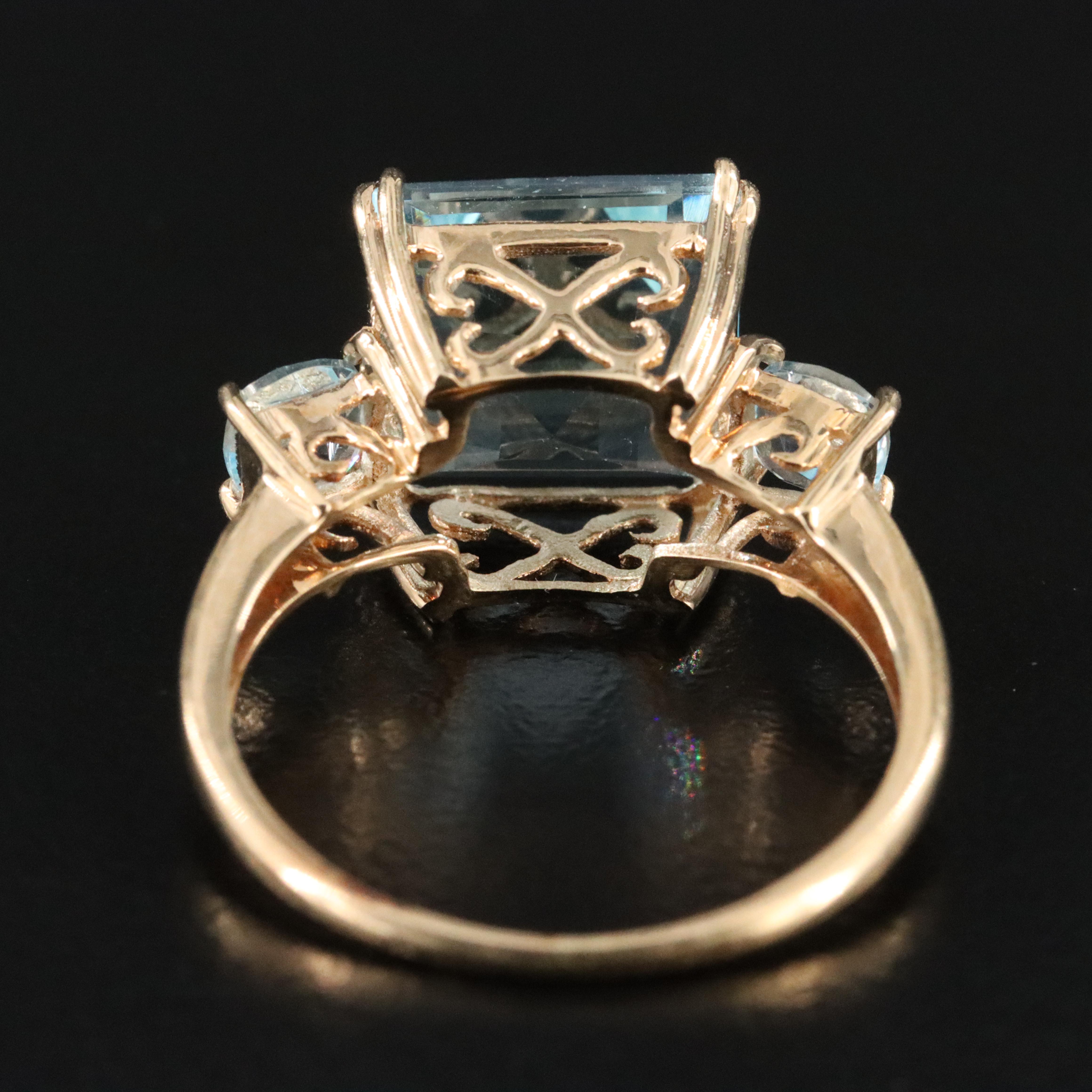 14K Topaz Ring