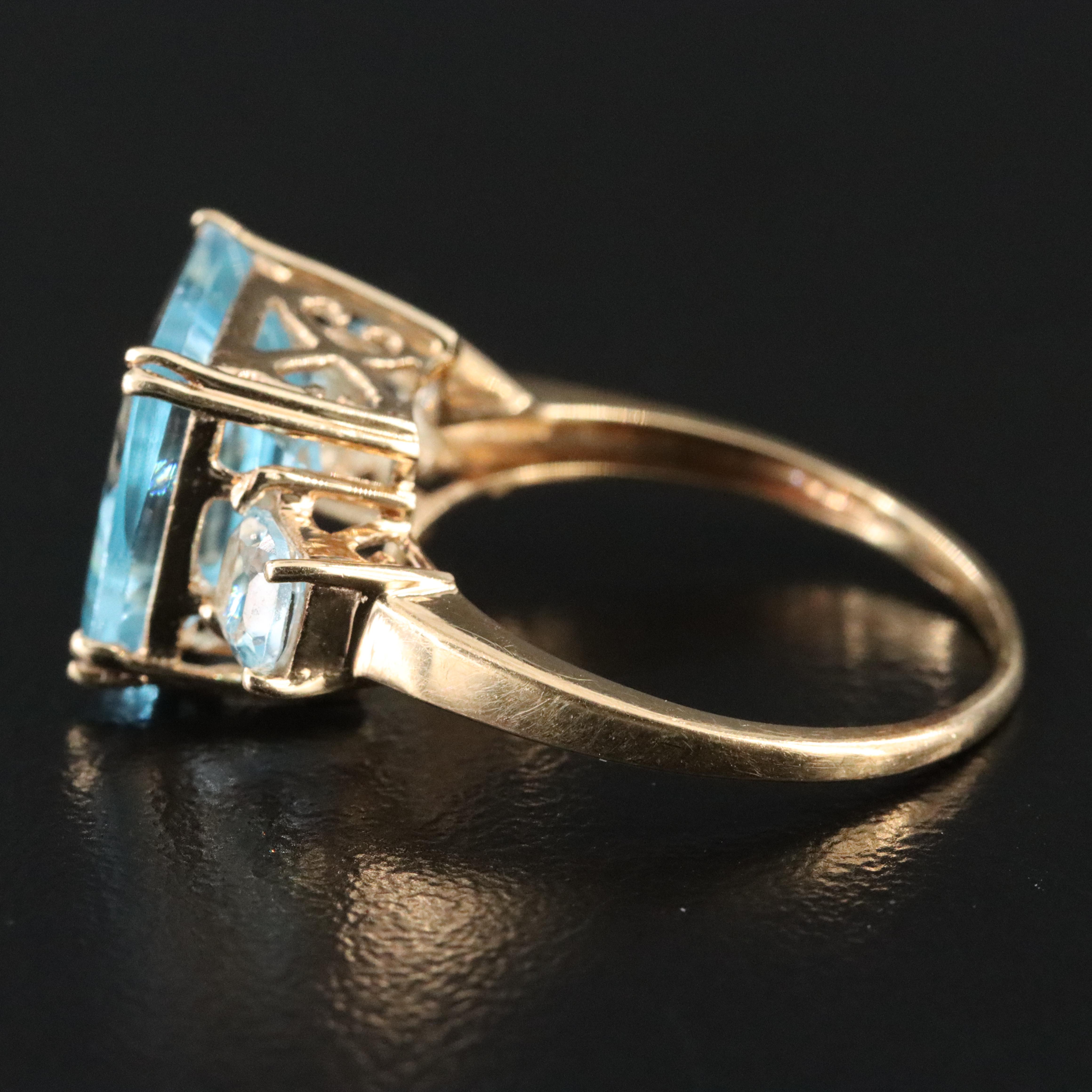 14K Topaz Ring