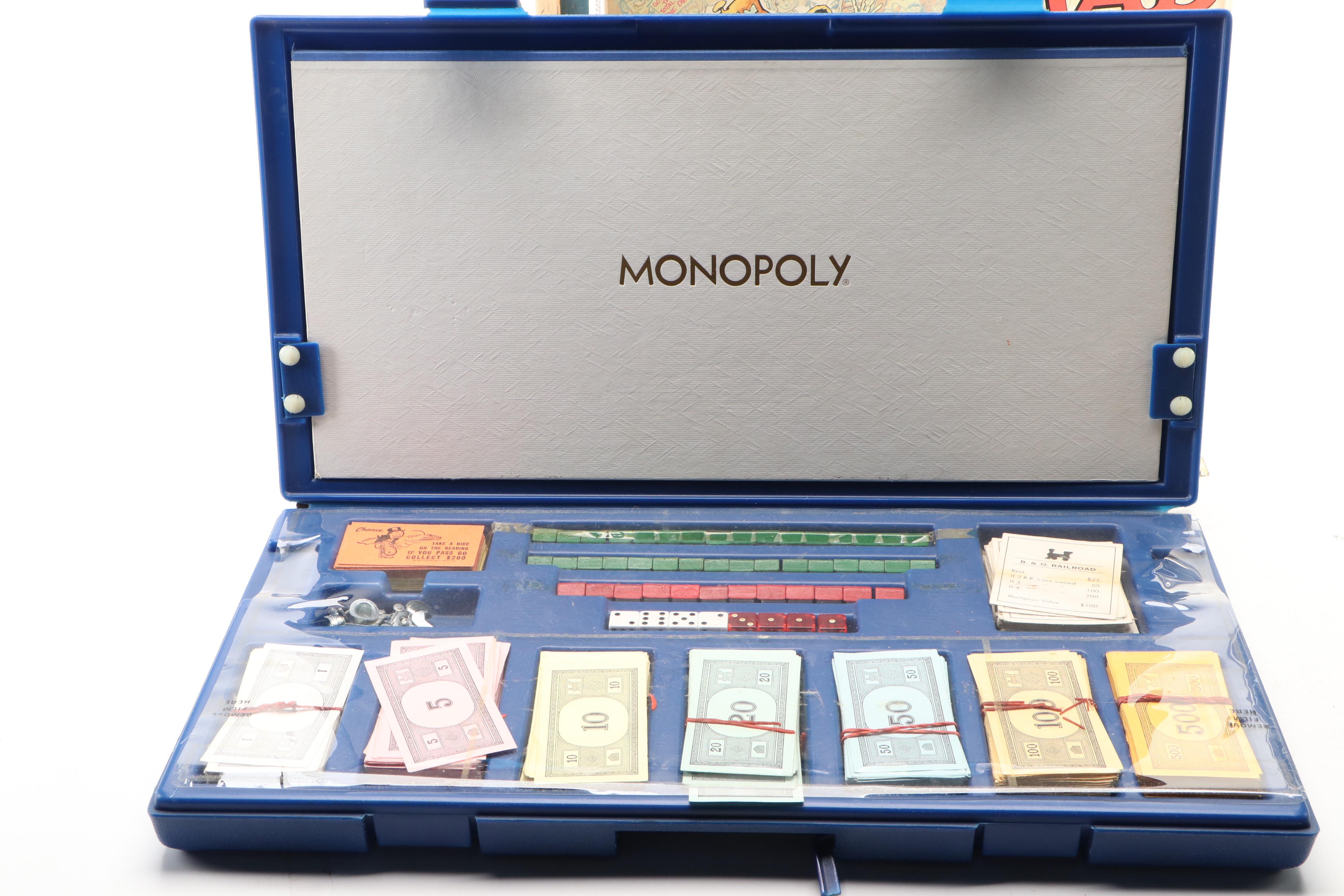 Backgammon, Monopoly, The Mad Magazine Game, Poosh-M-Up and More