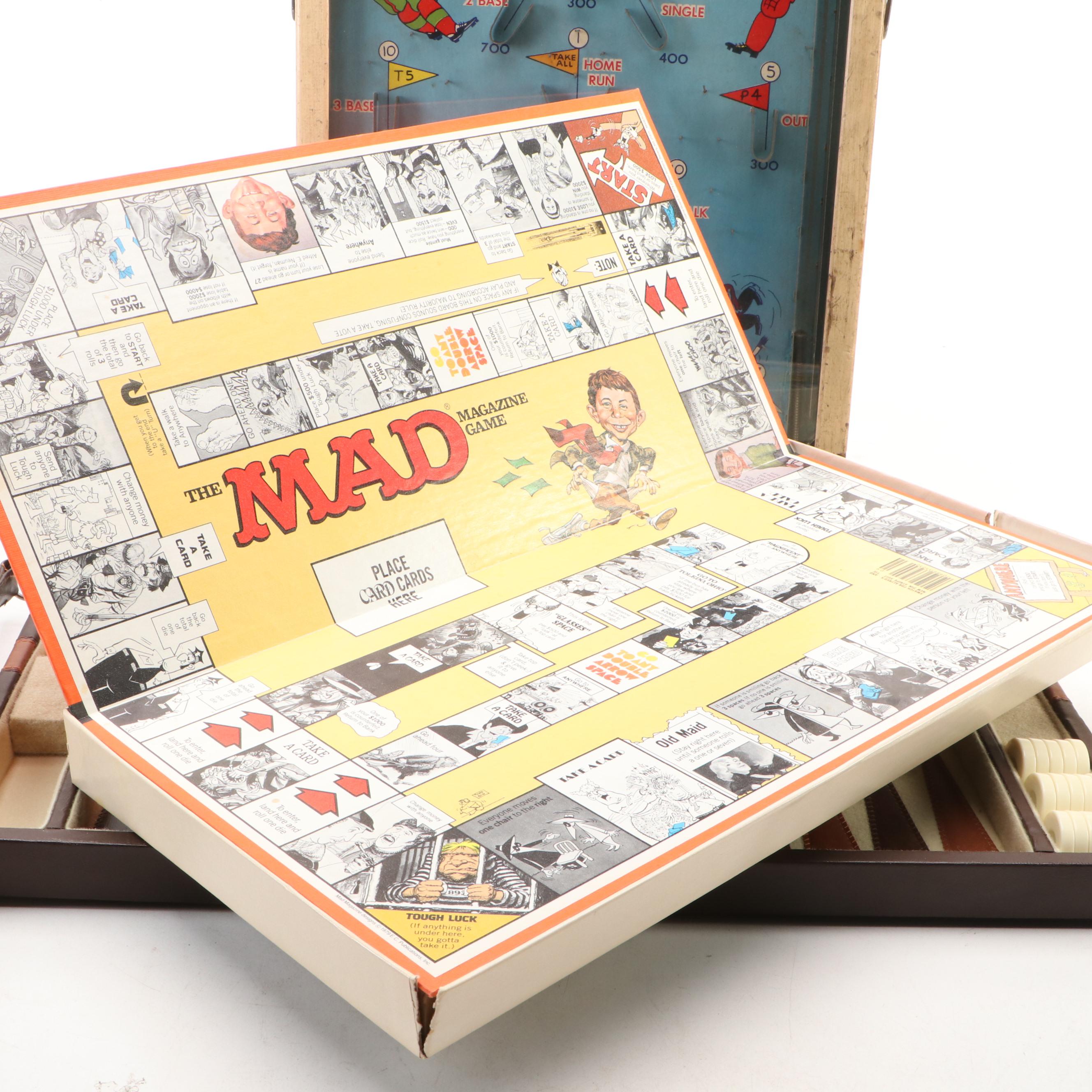 Backgammon, Monopoly, The Mad Magazine Game, Poosh-M-Up and More