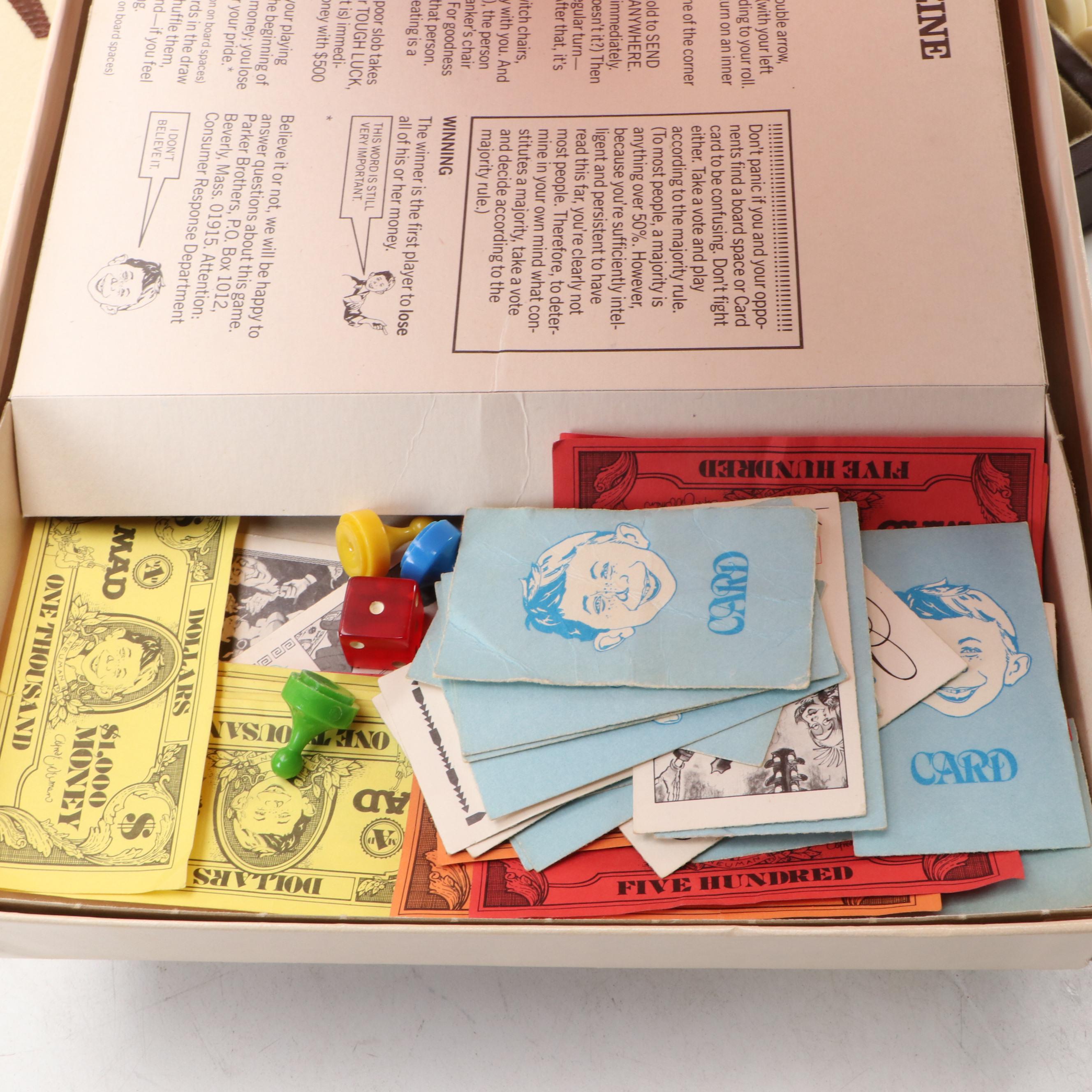 Backgammon, Monopoly, The Mad Magazine Game, Poosh-M-Up and More