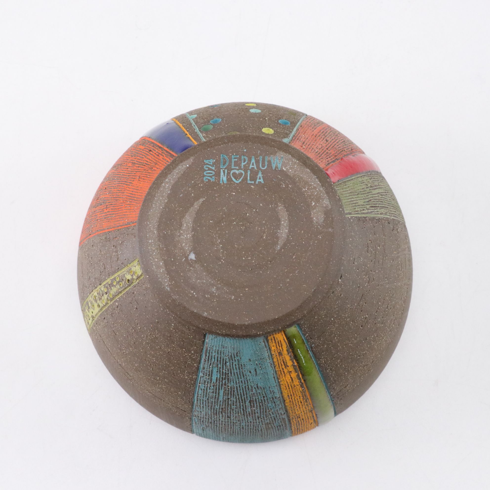 Hand-Crafted Rachel DePauw Bowl & Other Art Pottery