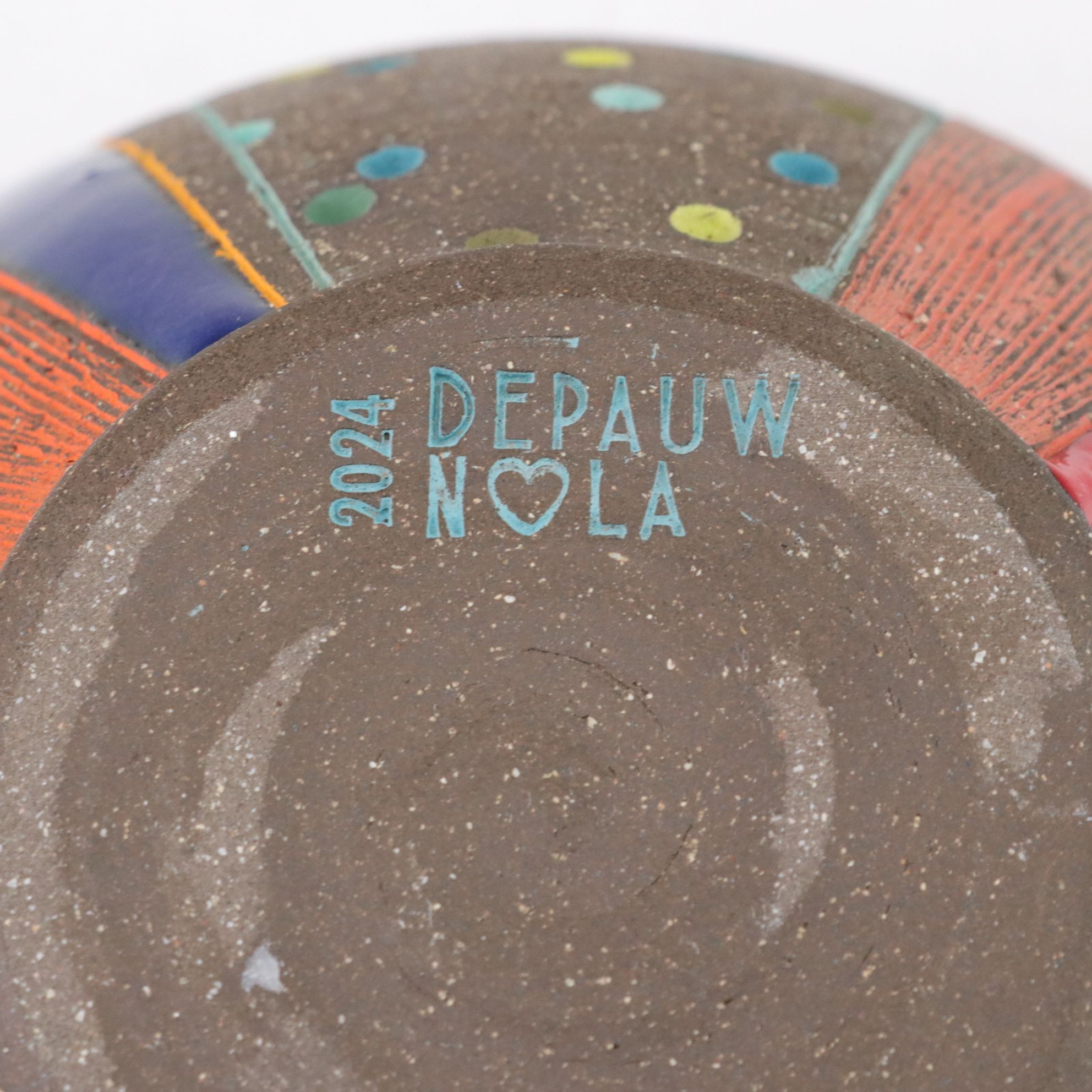 Hand-Crafted Rachel DePauw Bowl & Other Art Pottery