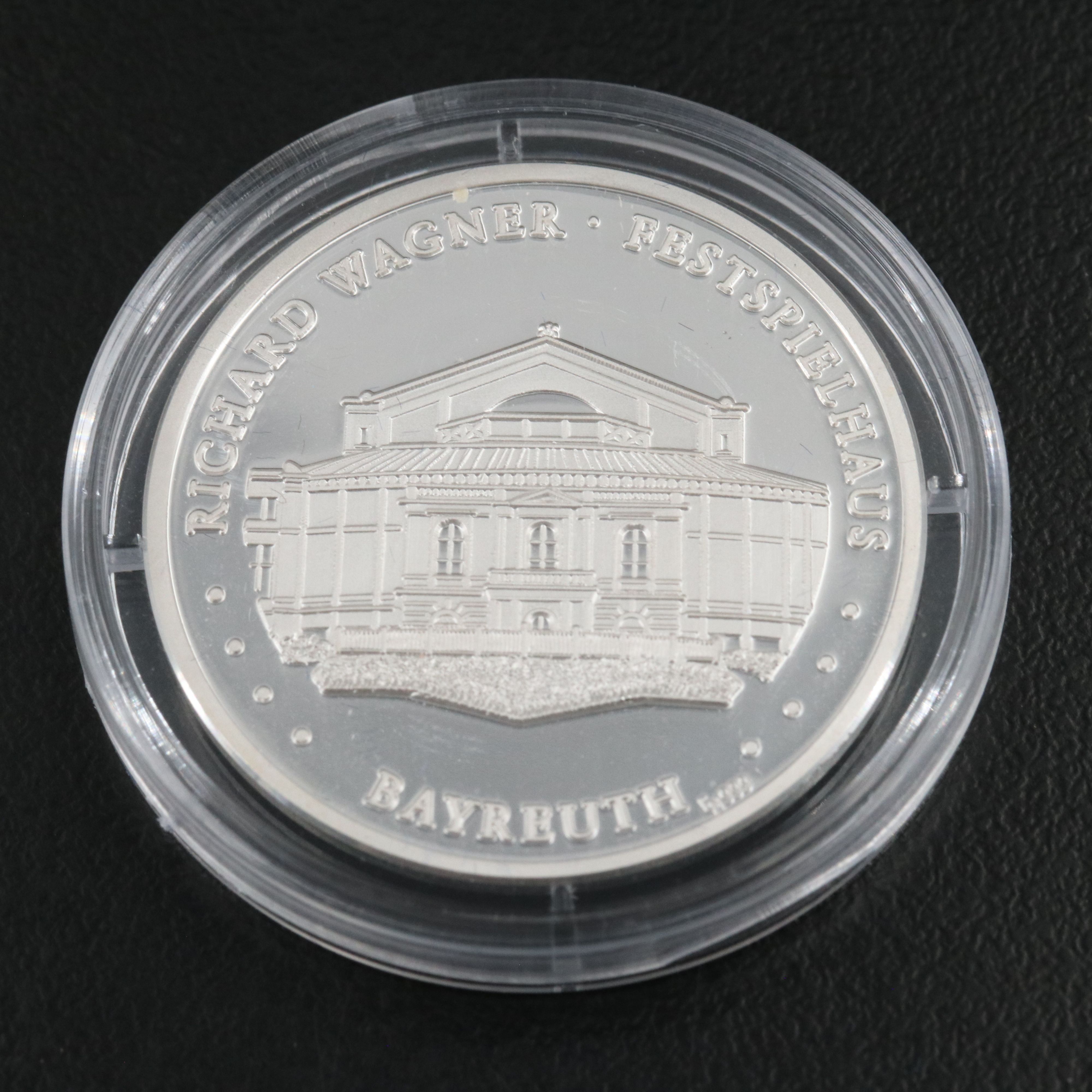 Two German Made .999 Silver Medals and a Sacajawea Dollar