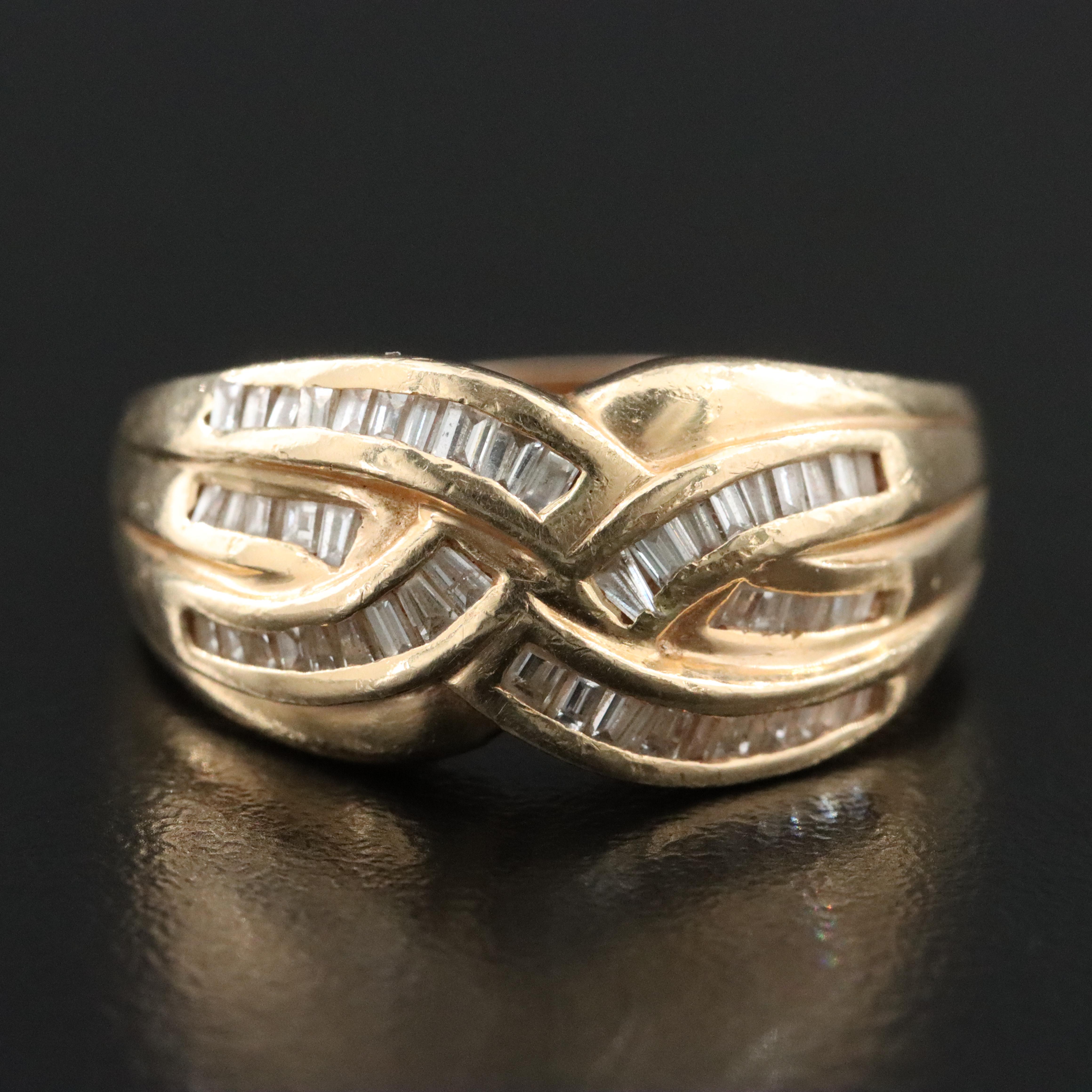 14K 0.79 CTW Diamond Ring