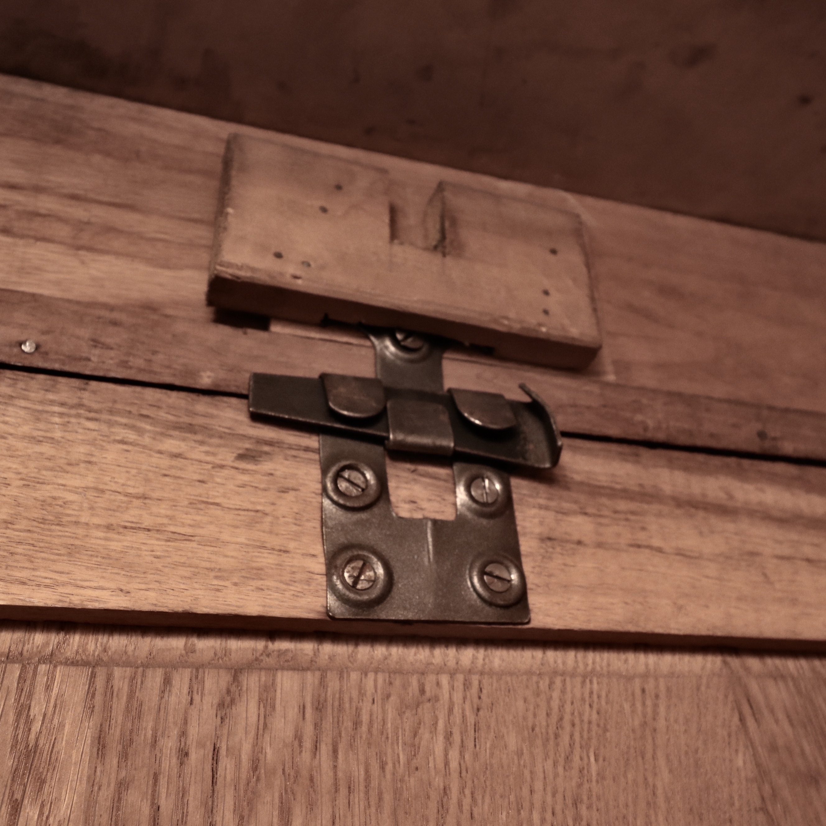 Art Deco Oak Knock-Down Wardrobe Cabinet, 1920s