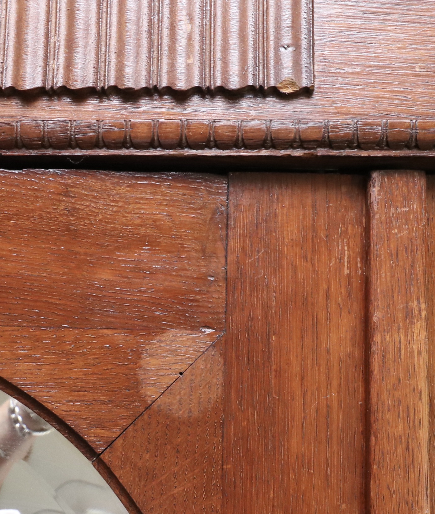 Art Deco Oak Knock-Down Wardrobe Cabinet, 1920s