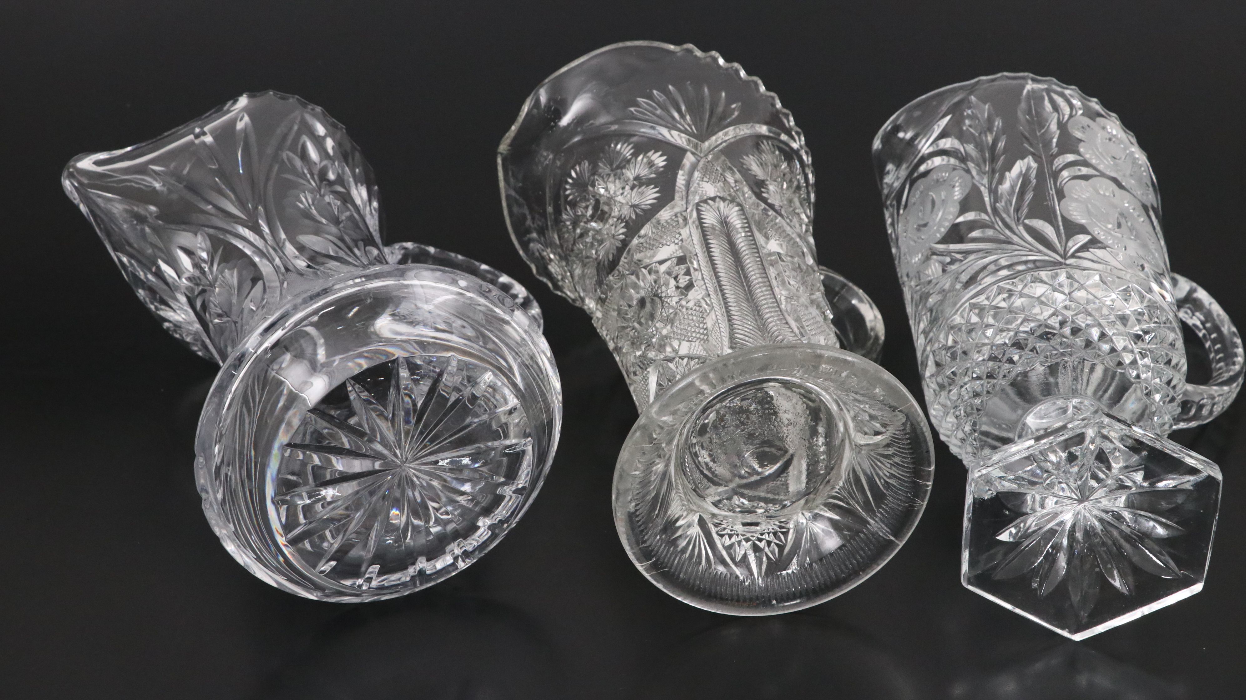 Indiana Glass "Success" with Other Glass and Crystal Pitchers