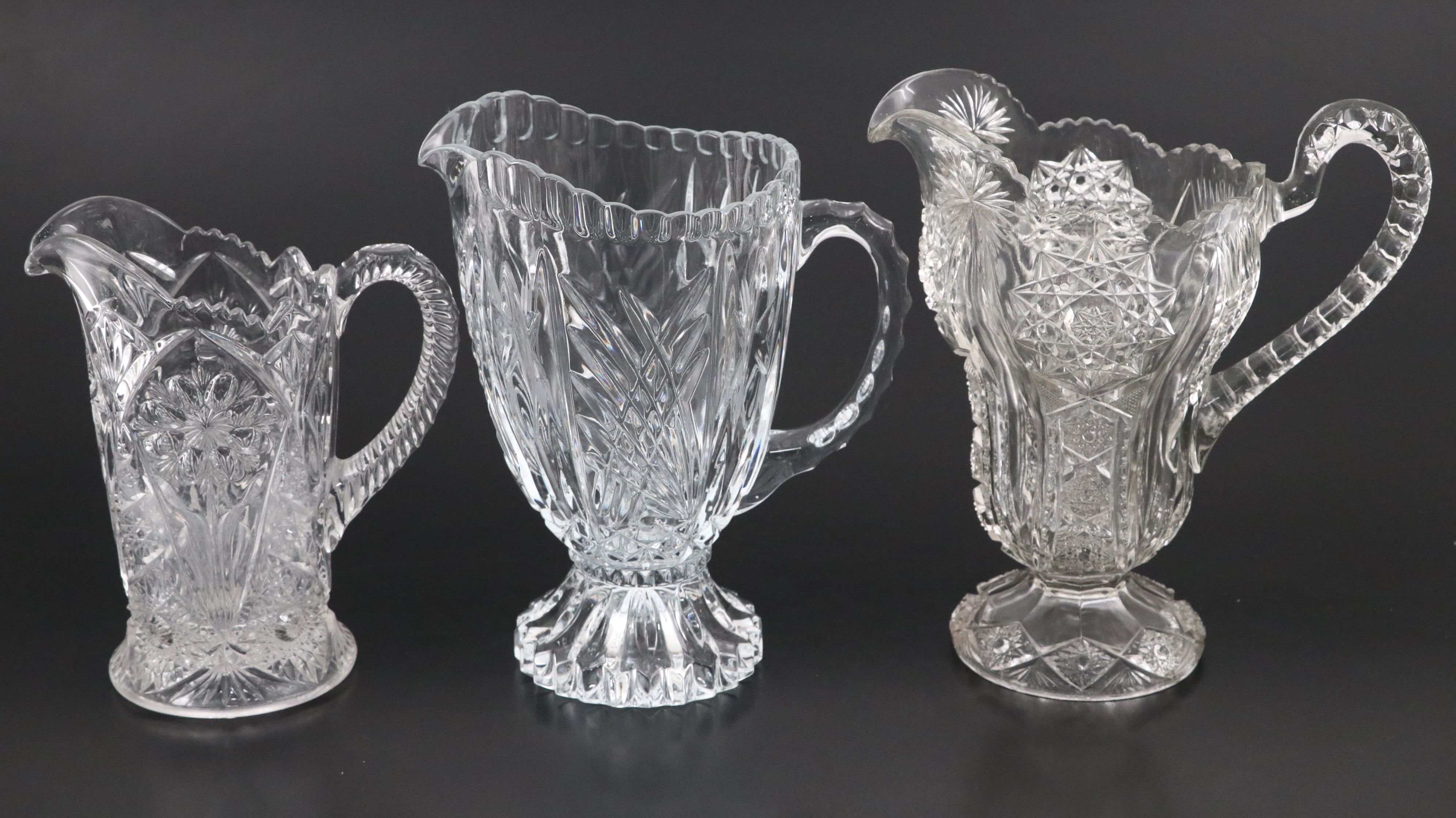 Indiana Glass "Success" with Other Glass and Crystal Pitchers