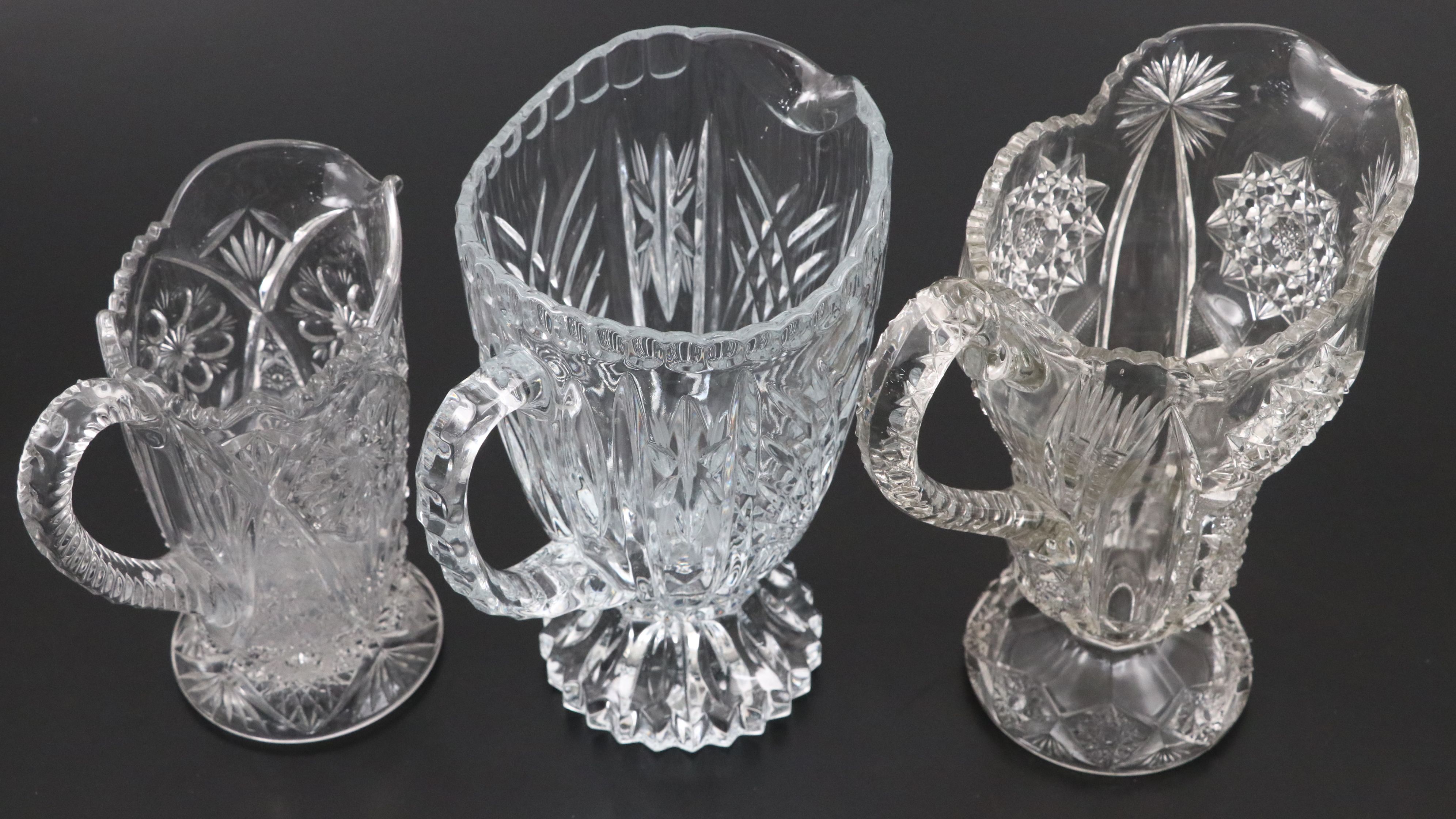 Indiana Glass "Success" with Other Glass and Crystal Pitchers