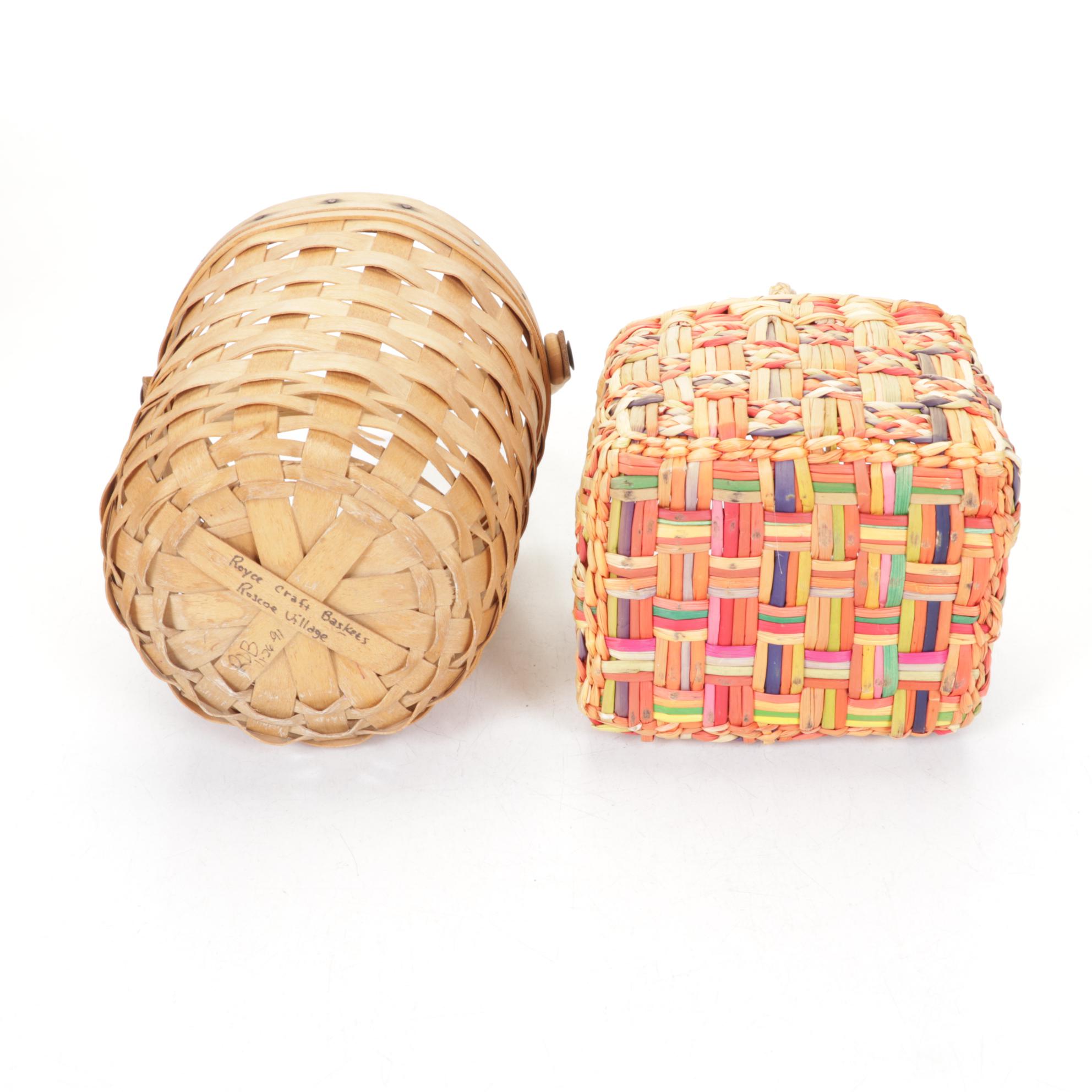 Royce Craft and Other Woven Baskets, Late 20th to  21st Century