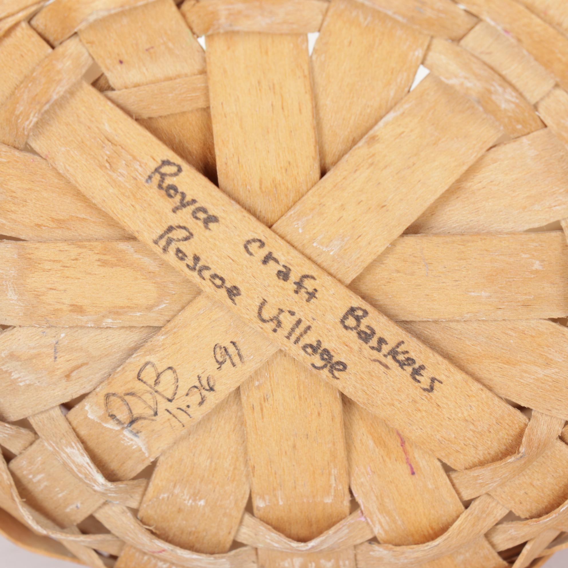 Royce Craft and Other Woven Baskets, Late 20th to  21st Century