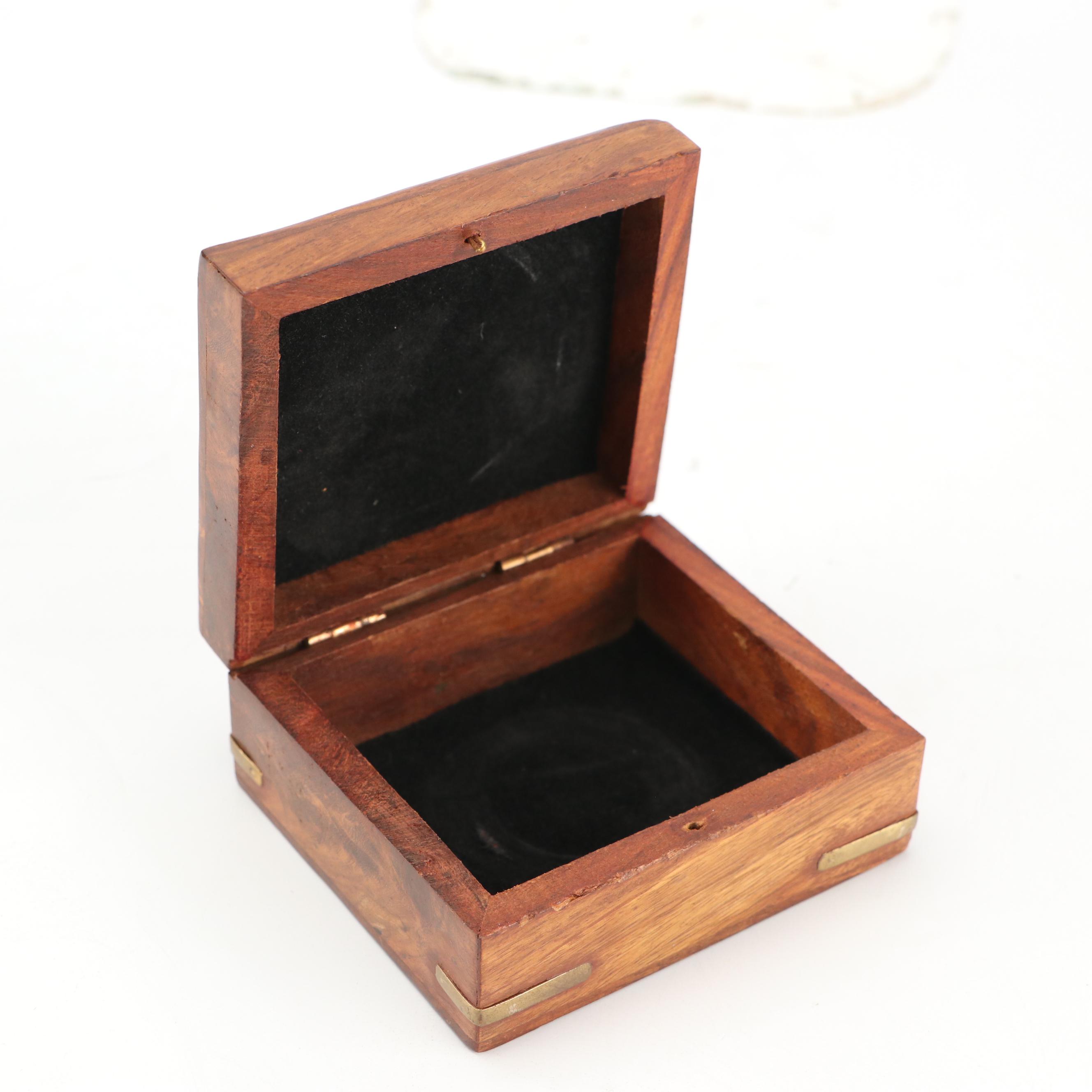 Stanley Natural Sine Brass Nautical Compass with Box