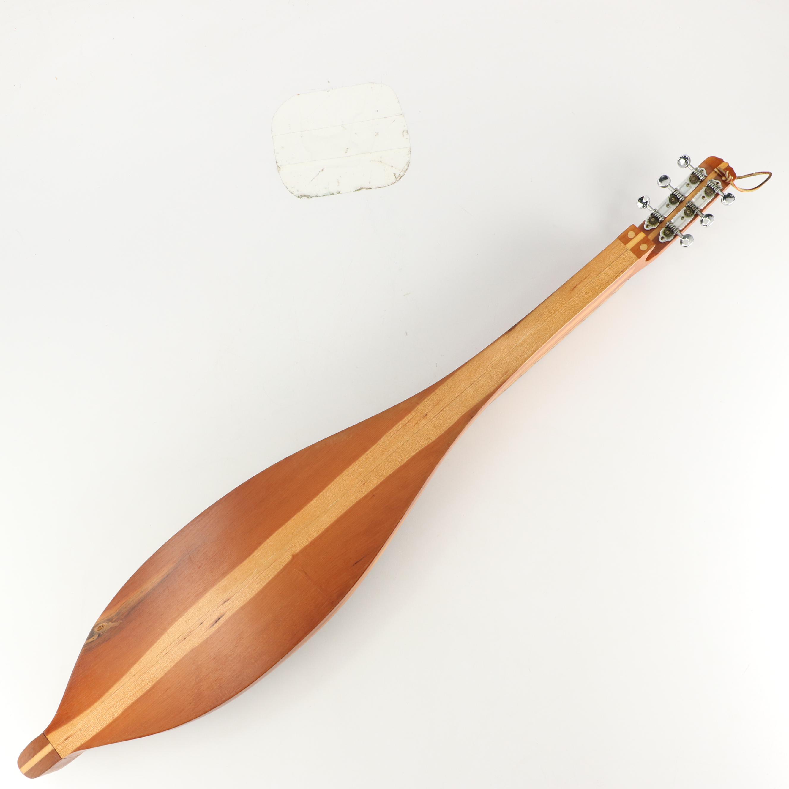 Six-String Mountain Dulcimer with MOP and Rosewood Fretboard, & Inlay