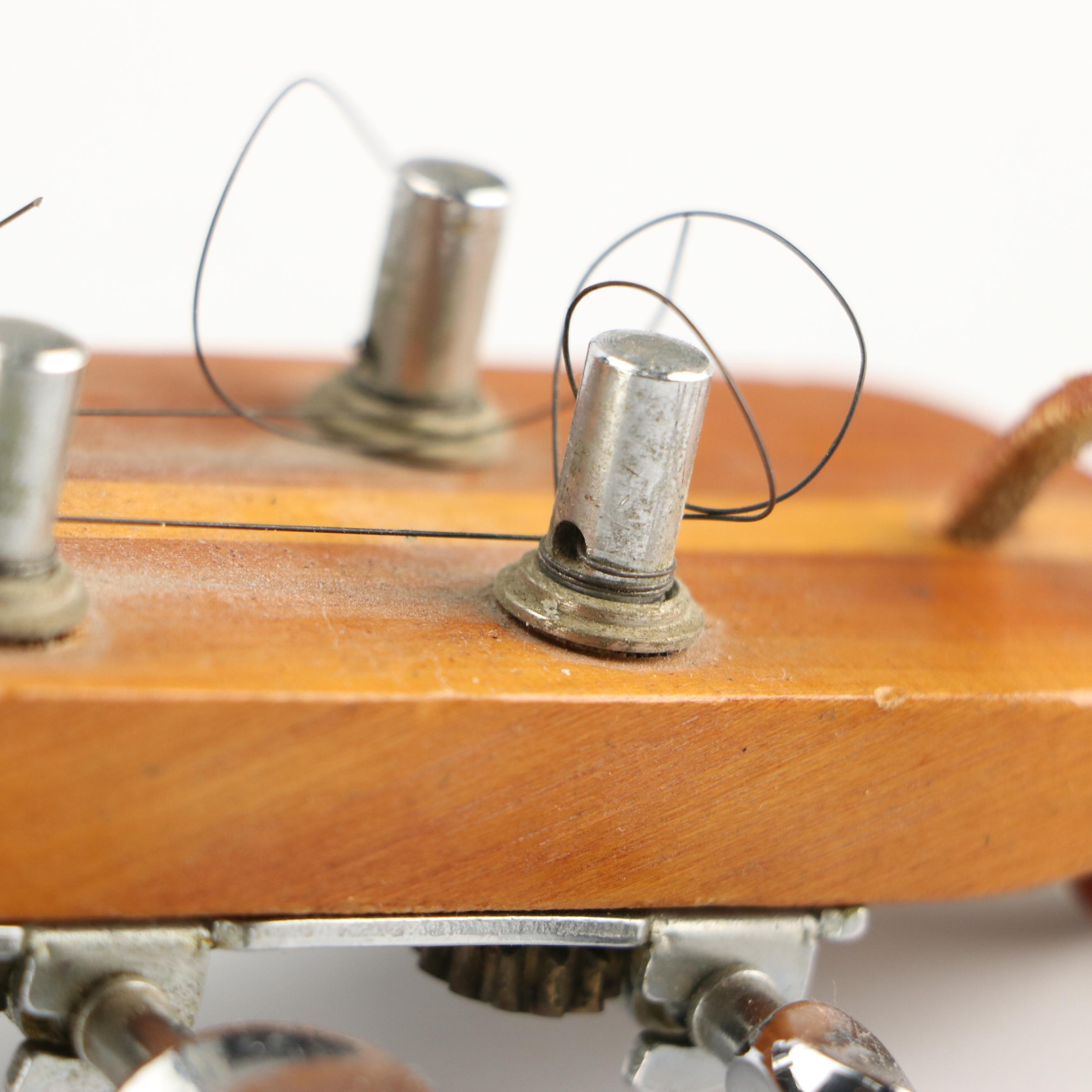 Six-String Mountain Dulcimer with MOP and Rosewood Fretboard, & Inlay