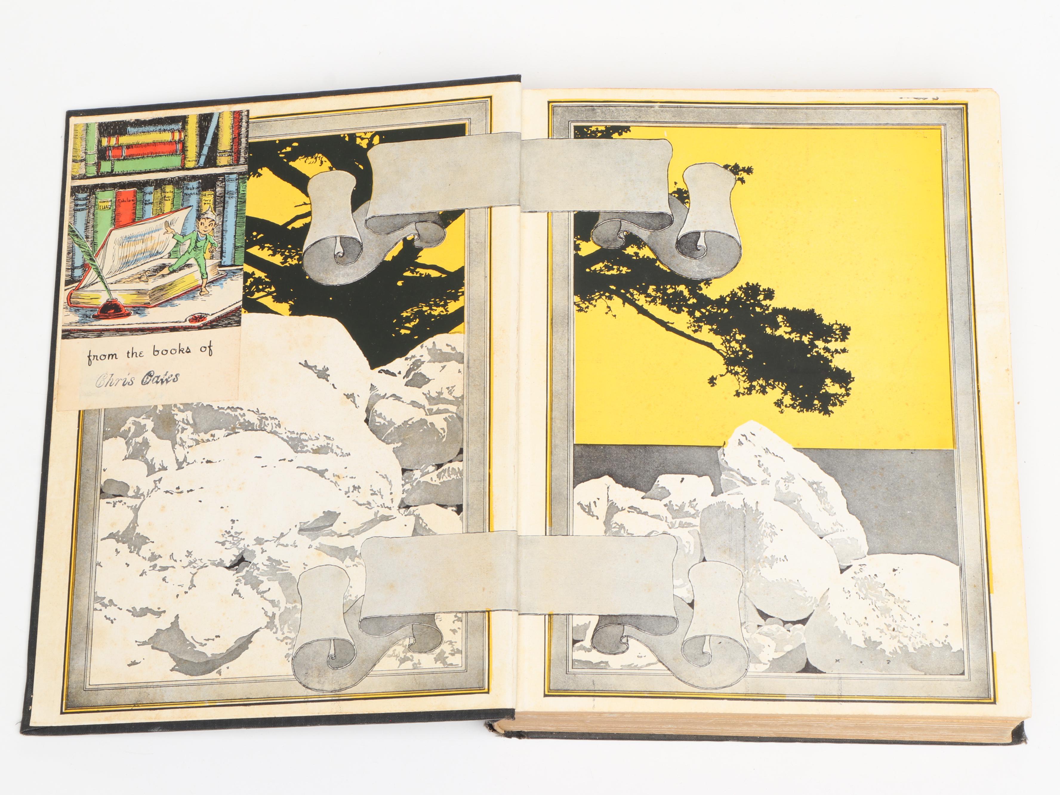 Maxfield Parrish illustrated “Dream Days” by Grahame 1902, "Arabian Nights" 1948