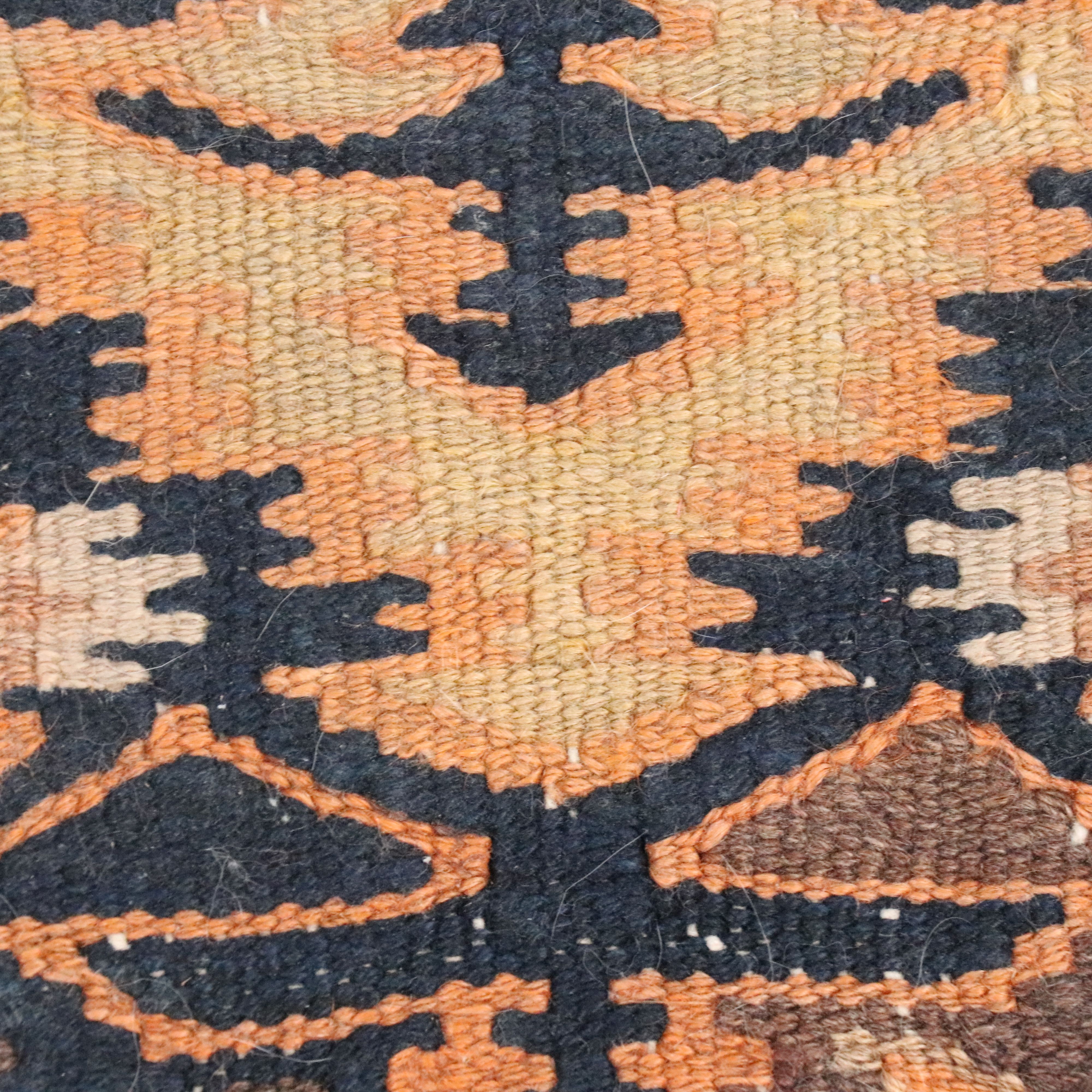 2'2 x 3'9 Handwoven Kazak Style Kilim Accent Rug