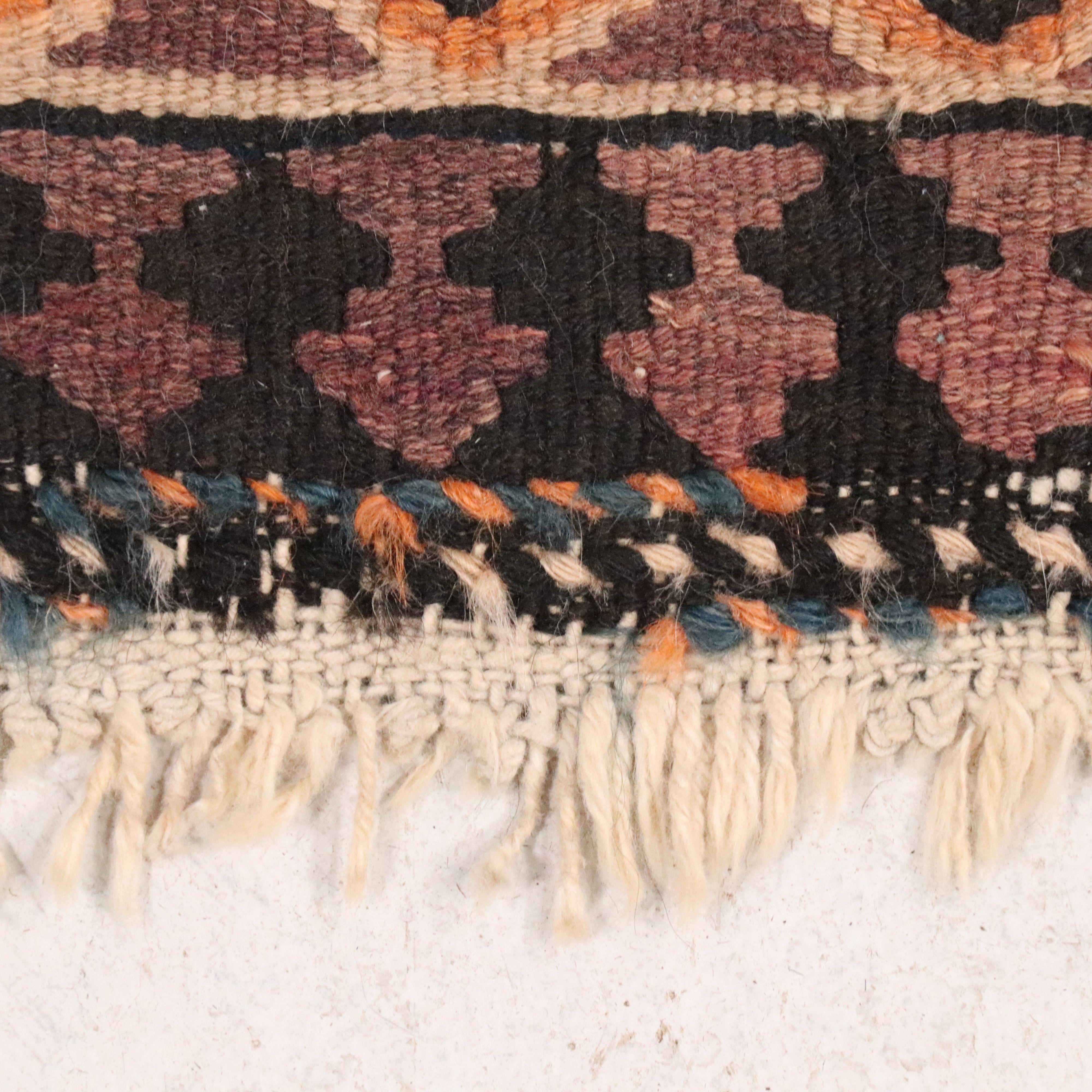 2'2 x 3'9 Handwoven Kazak Style Kilim Accent Rug