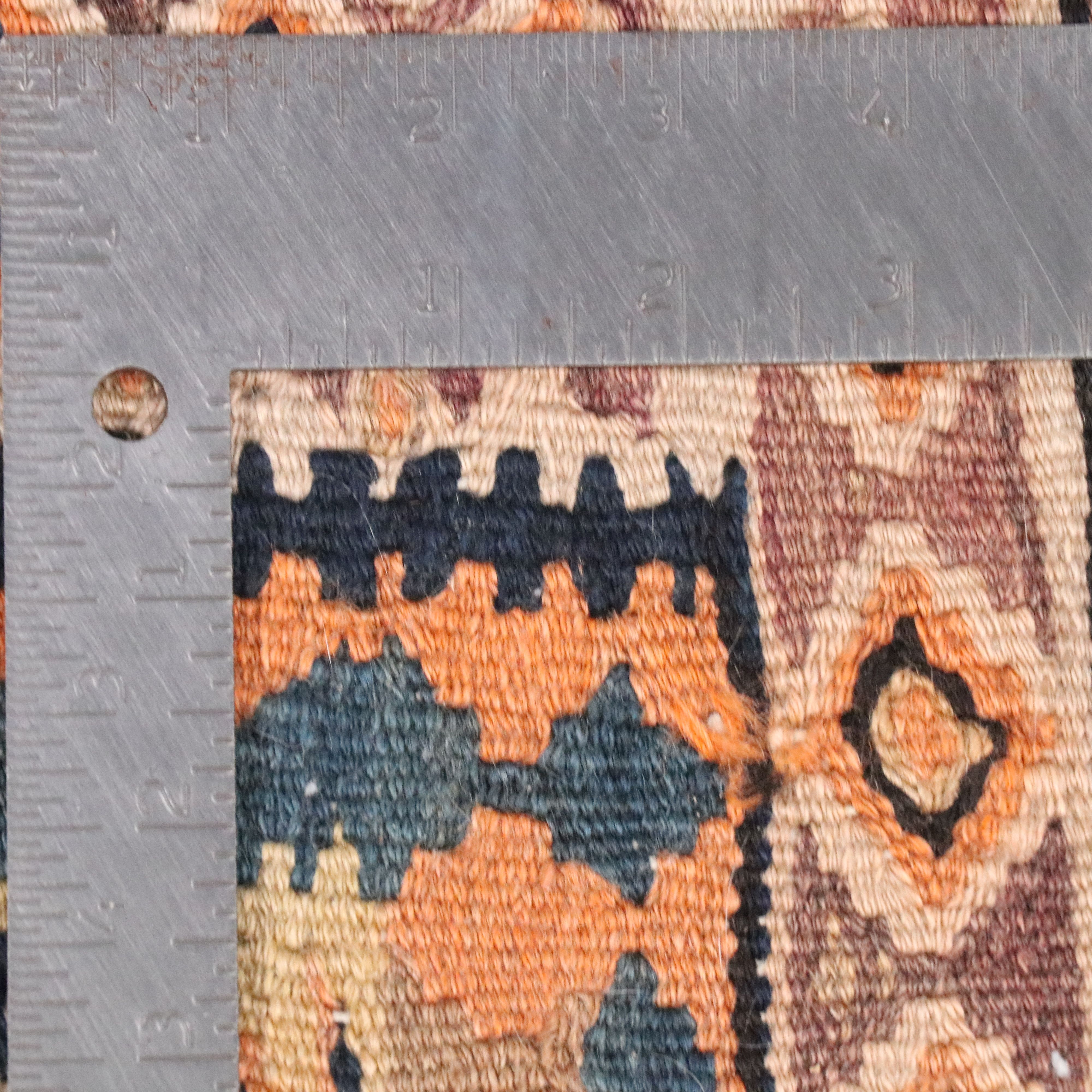 2'2 x 3'9 Handwoven Kazak Style Kilim Accent Rug