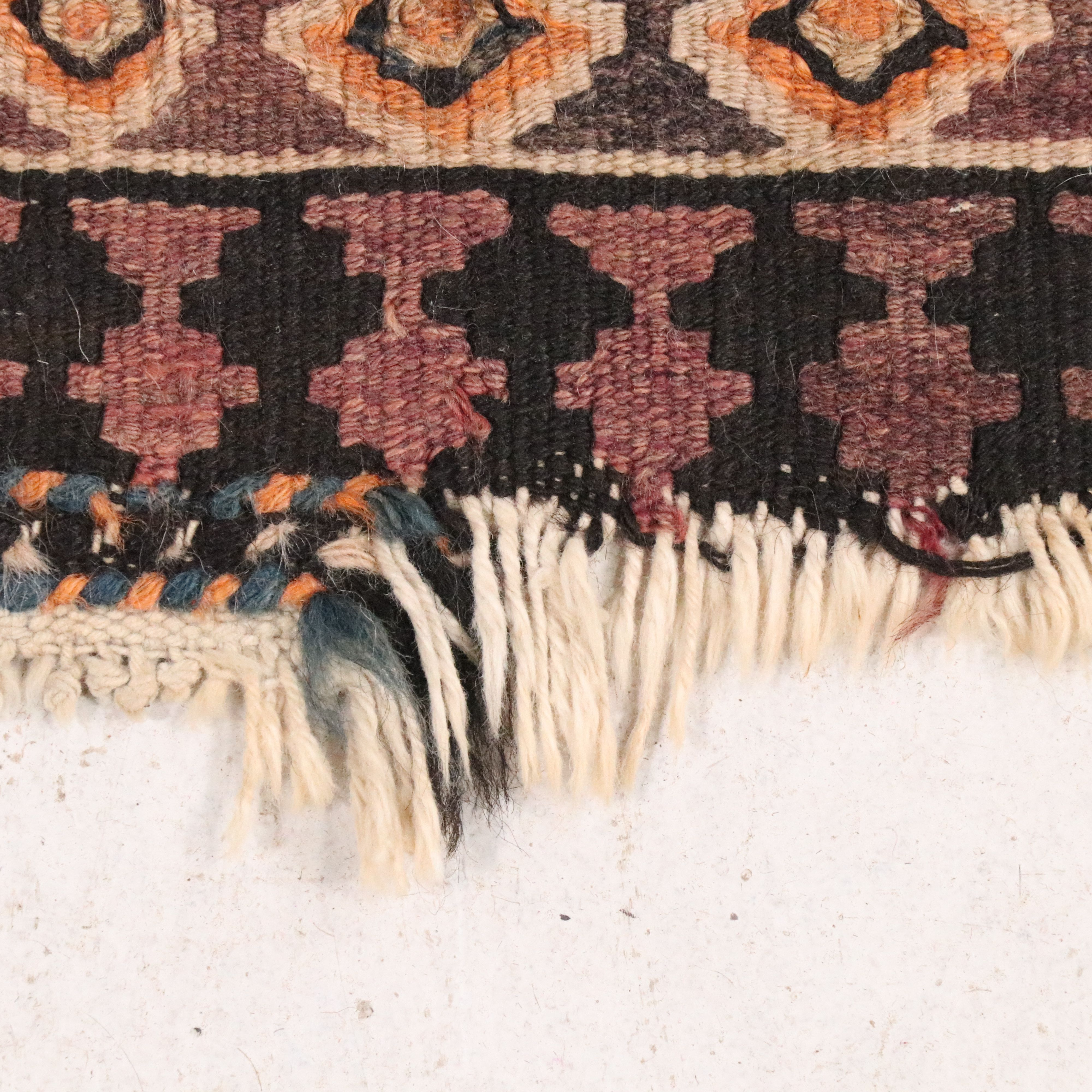 2'2 x 3'9 Handwoven Kazak Style Kilim Accent Rug