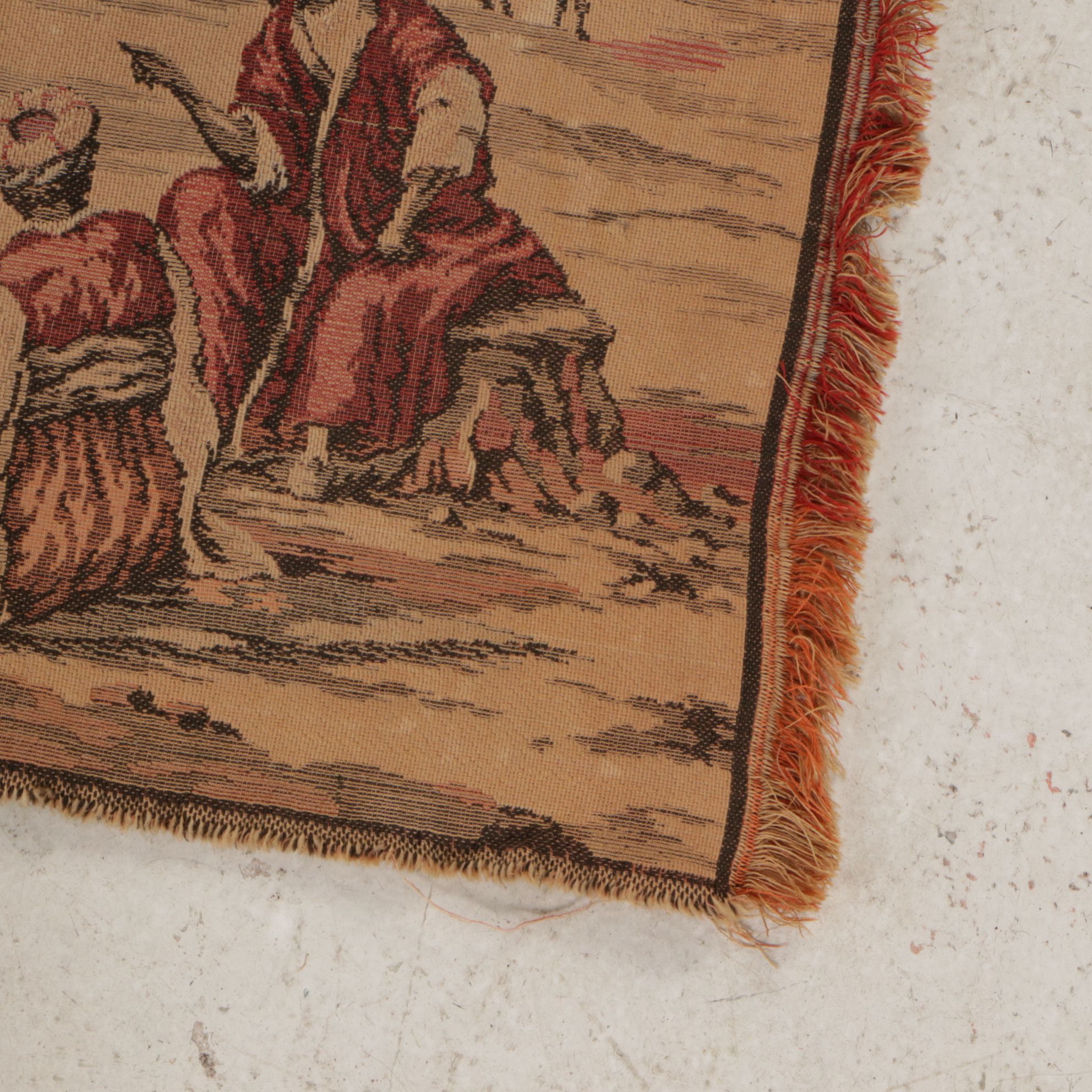 Belgium Tapestry of Egyptian Oasis Scenic Runner