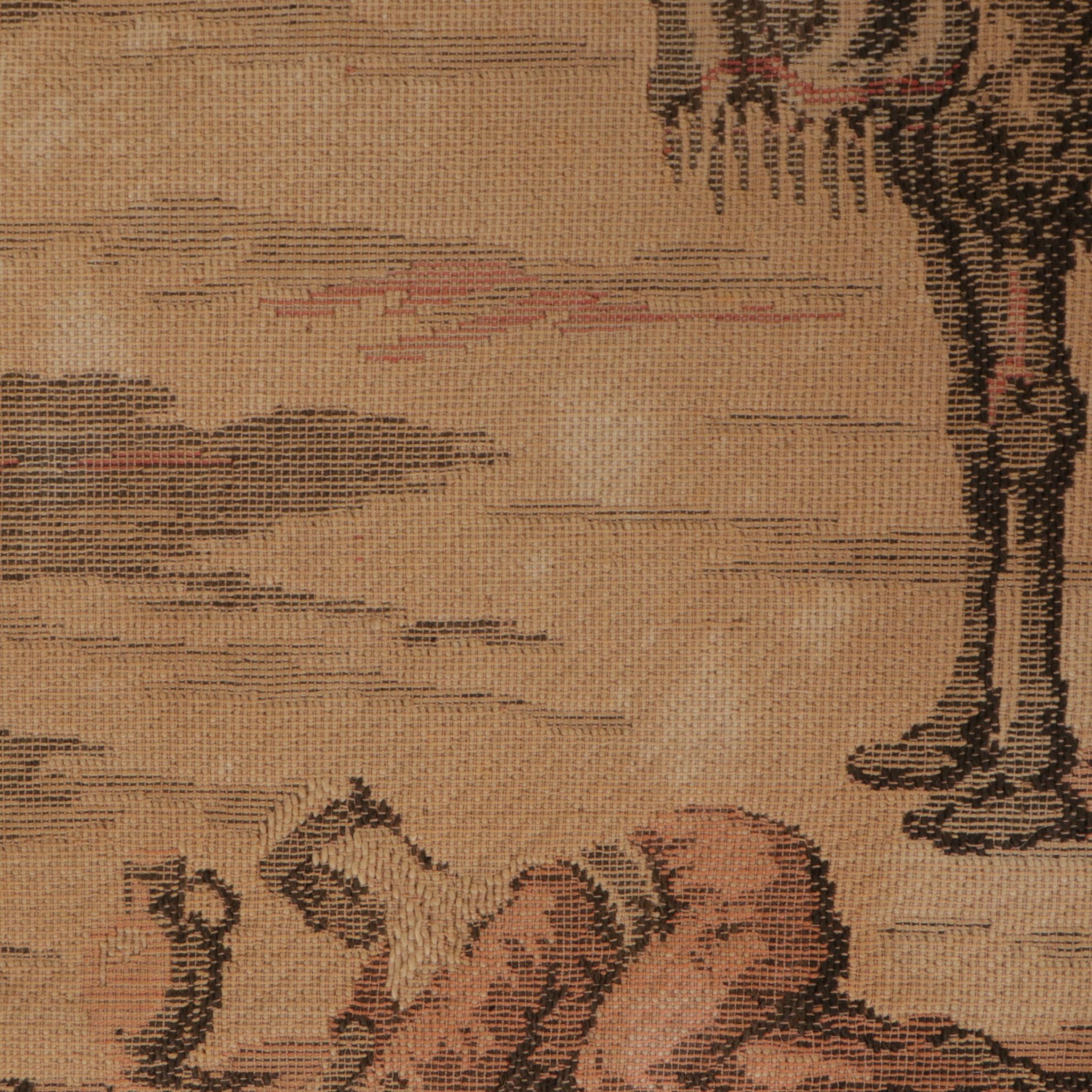 Belgium Tapestry of Egyptian Oasis Scenic Runner