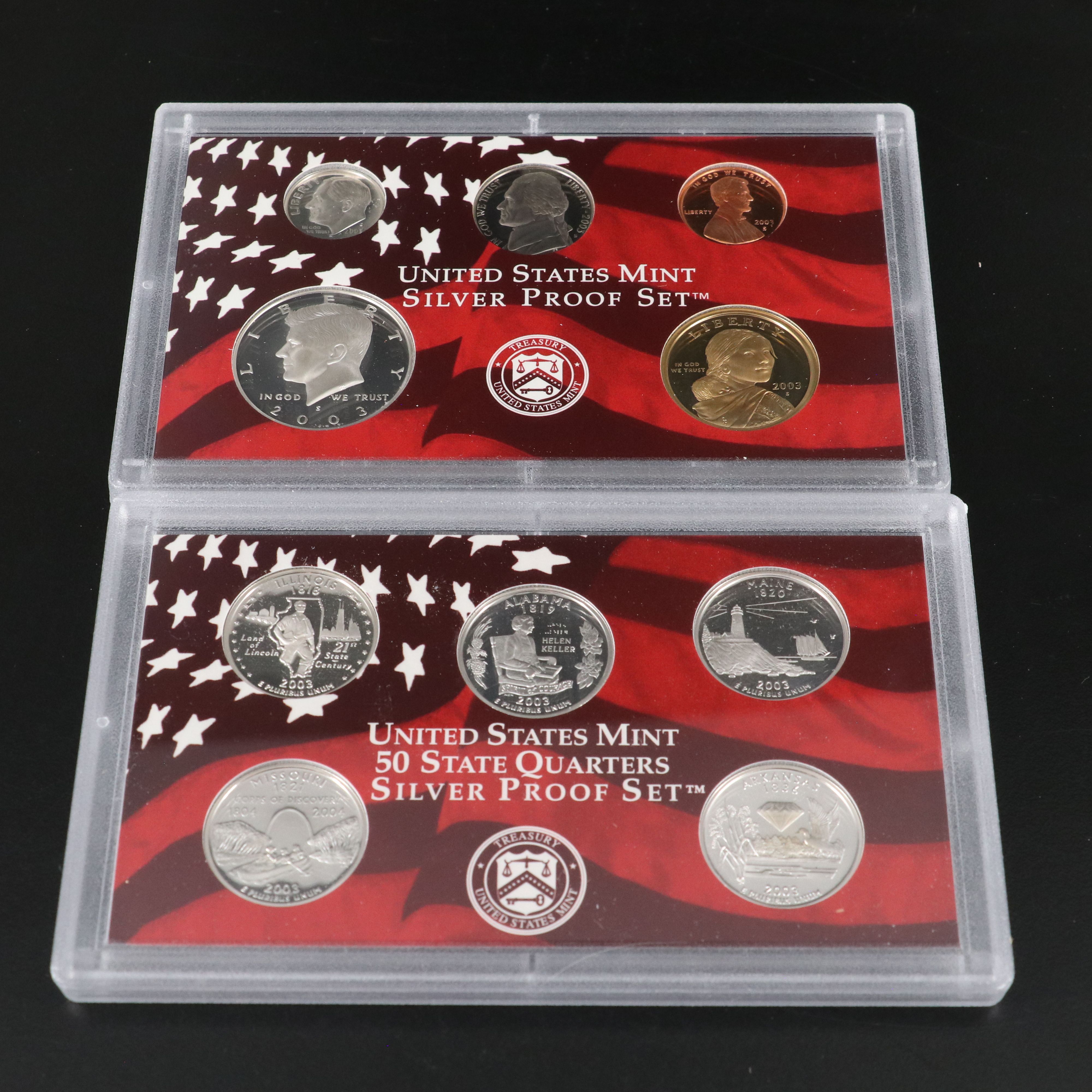 Two Modern Silver U.S. Proof Sets