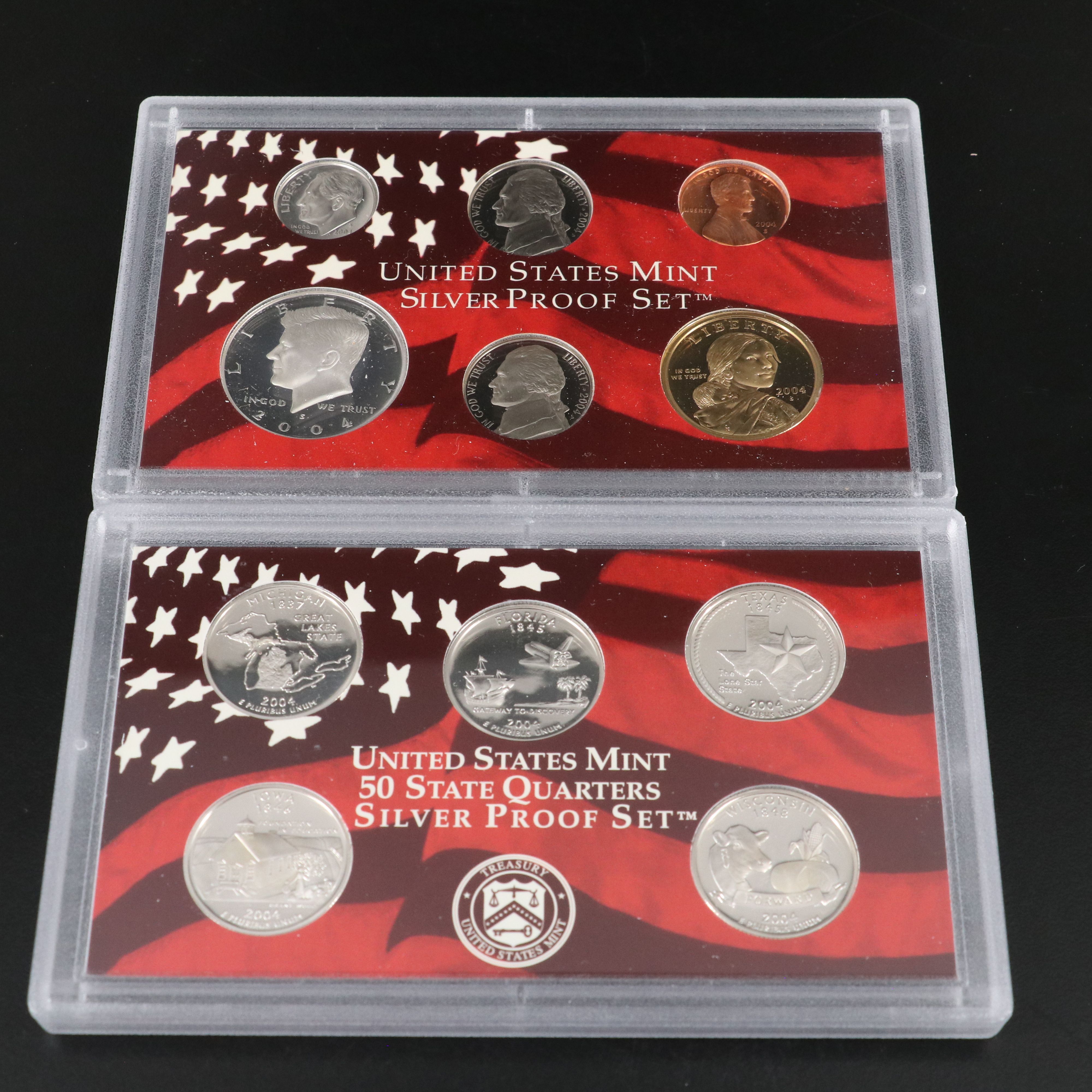 Two Modern Silver U.S. Proof Sets