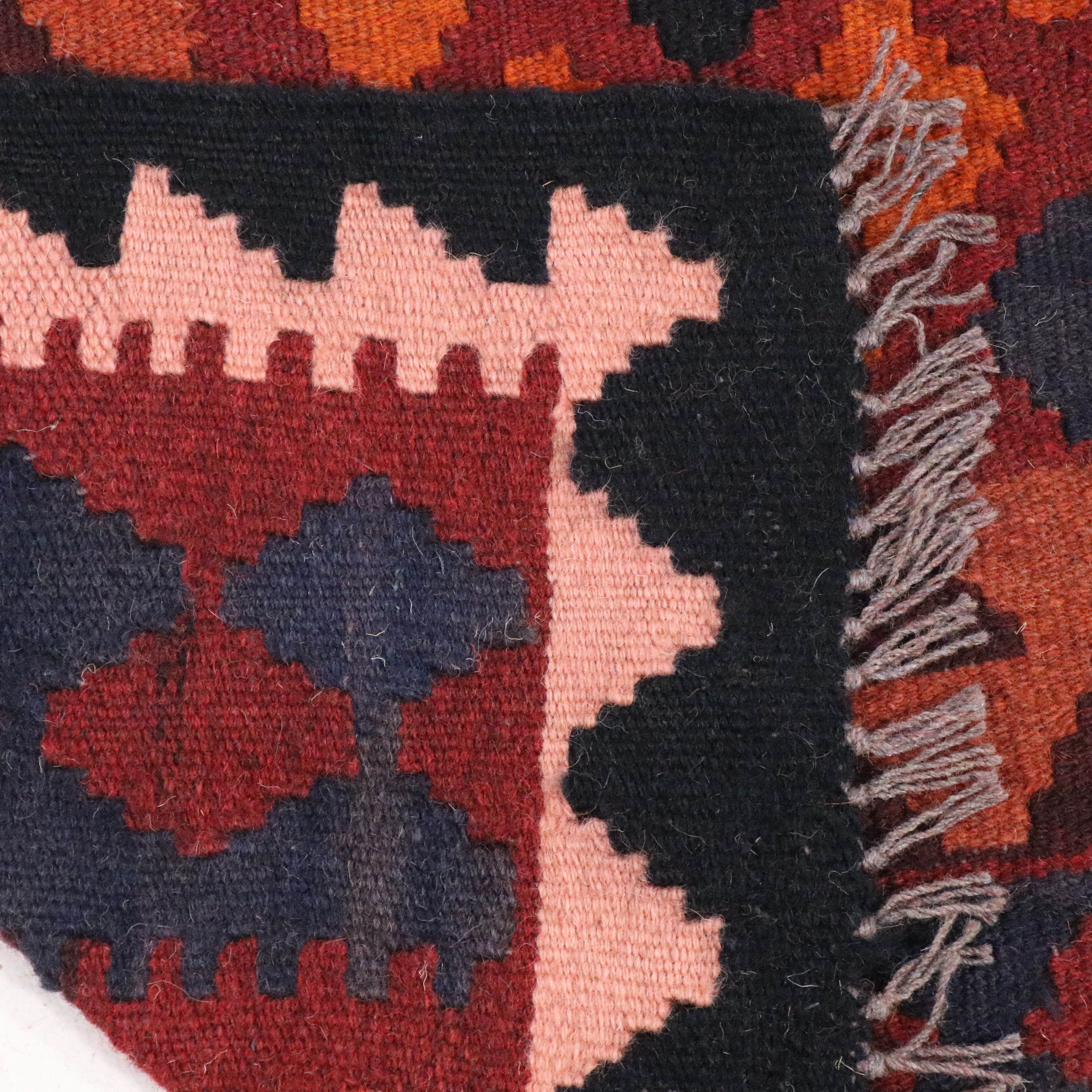 2'1 x 6'4 Hand-Woven Turkish Kilim Area Rug