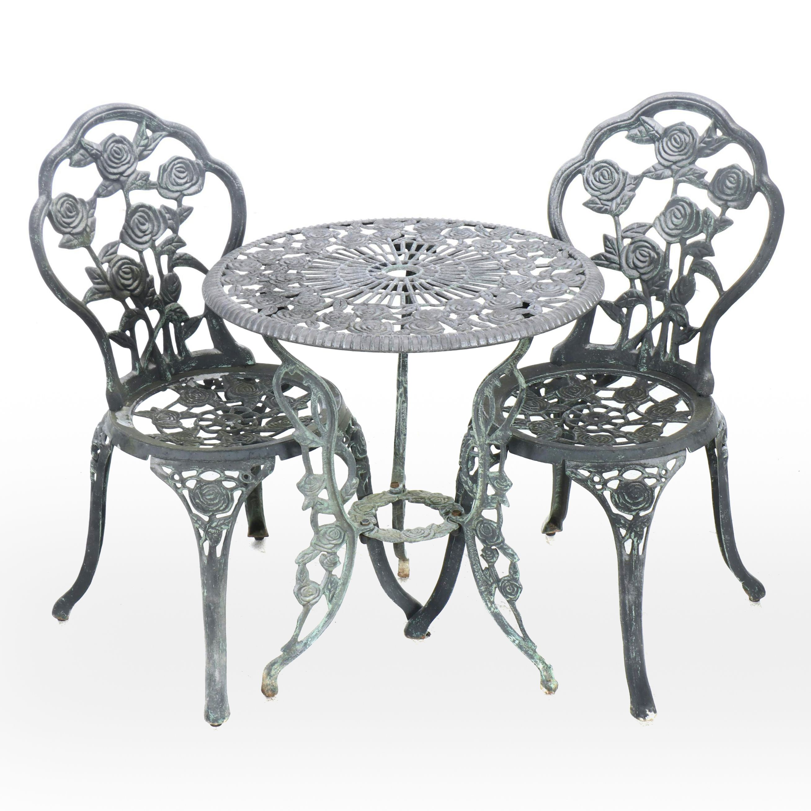 Cast Aluminum Patio Bistro Set
