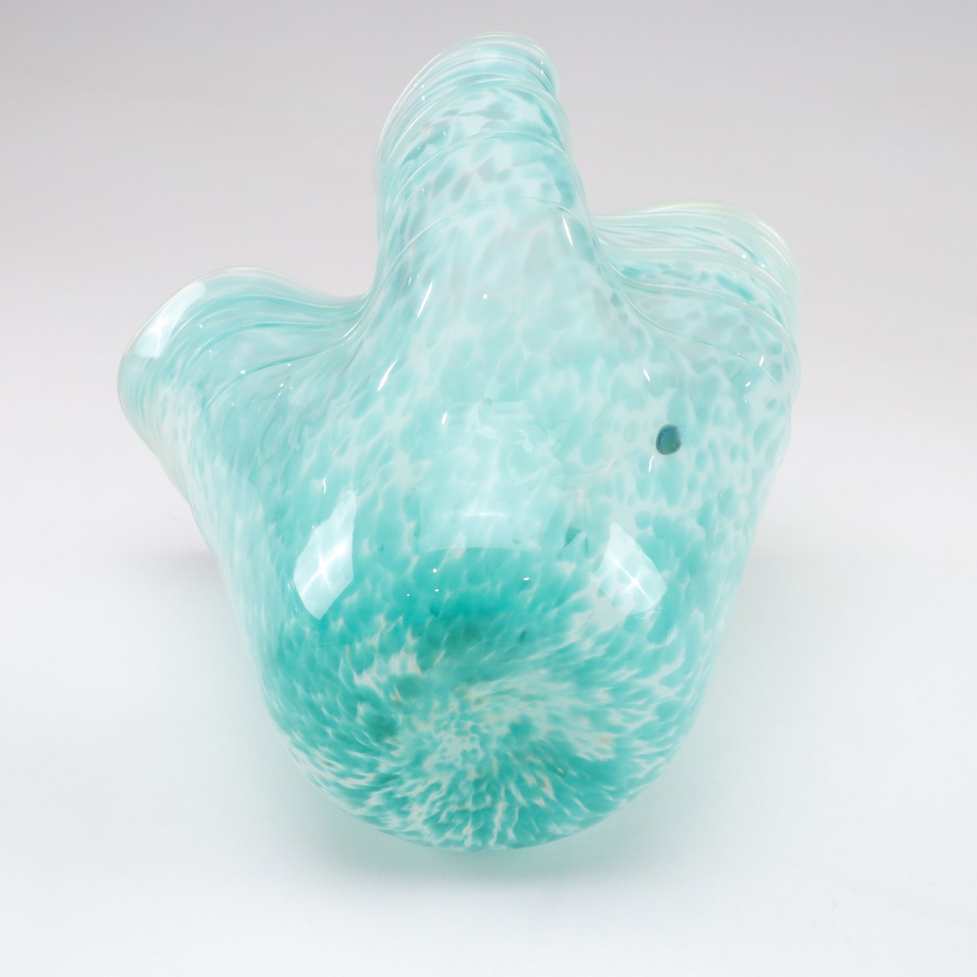 Three Hand-Made Art Glass Vases, Late 20th to 21st Century