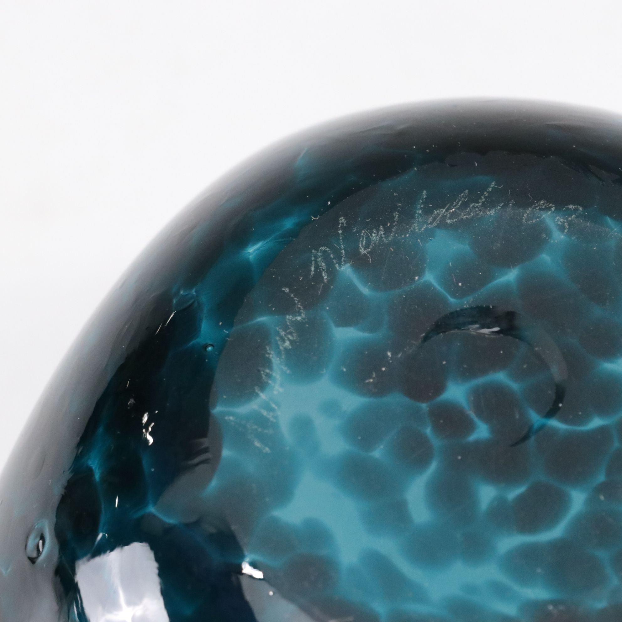 Three Hand-Made Art Glass Vases, Late 20th to 21st Century