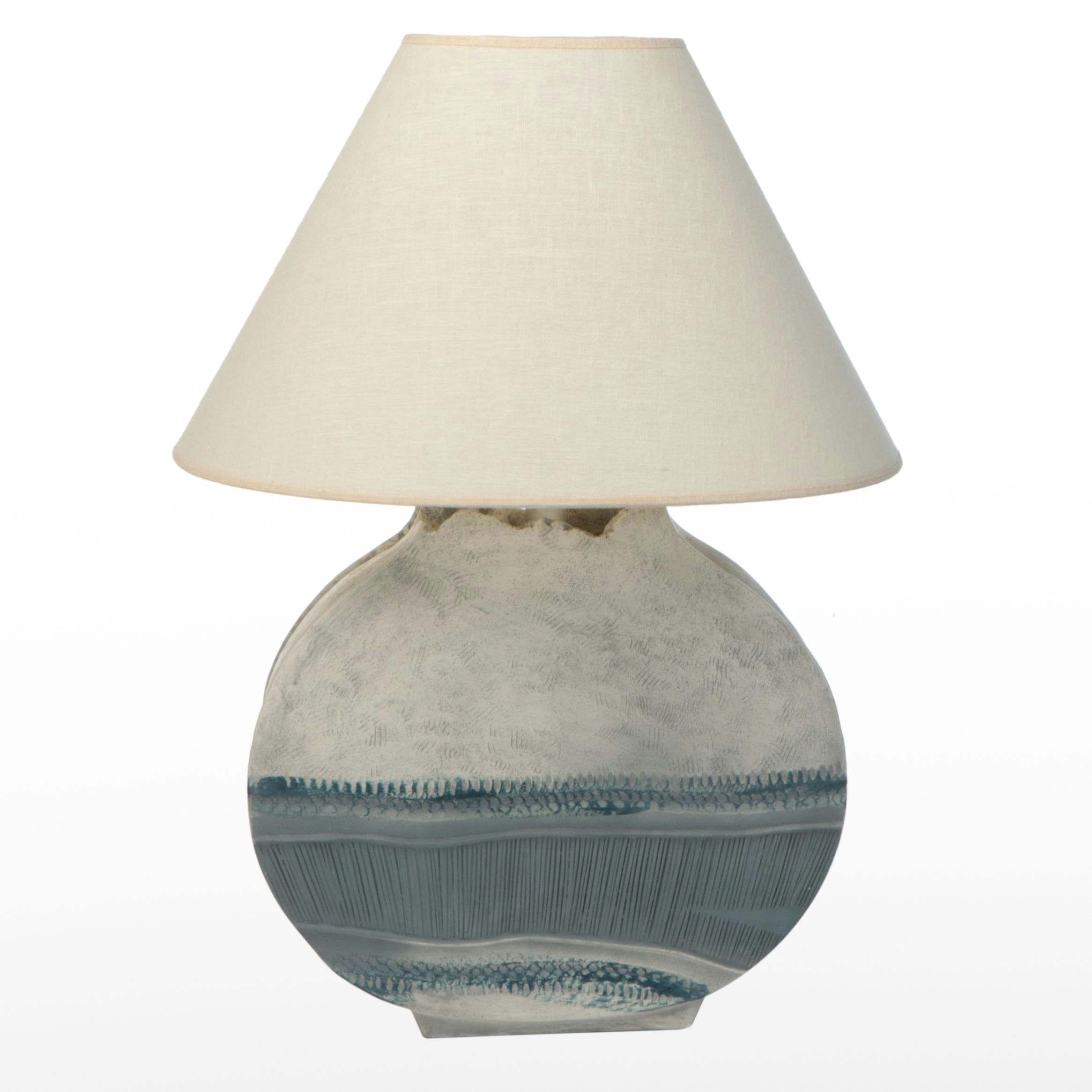 Bon-Art Coastal Style Plaster Table Lamp, 1989