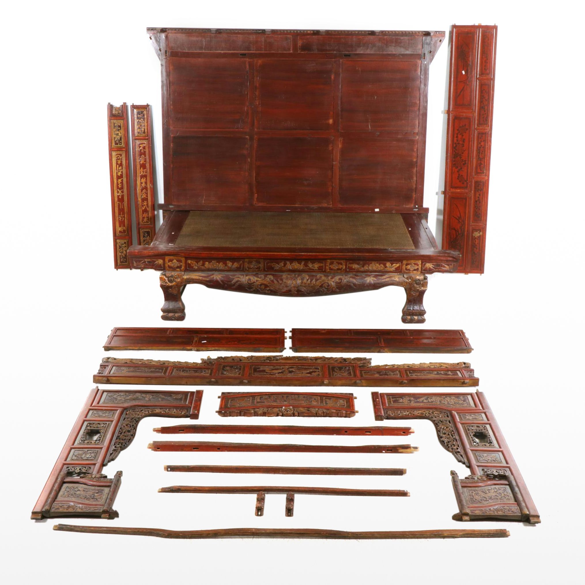Chinese Wedding Bed, Early 20th Century