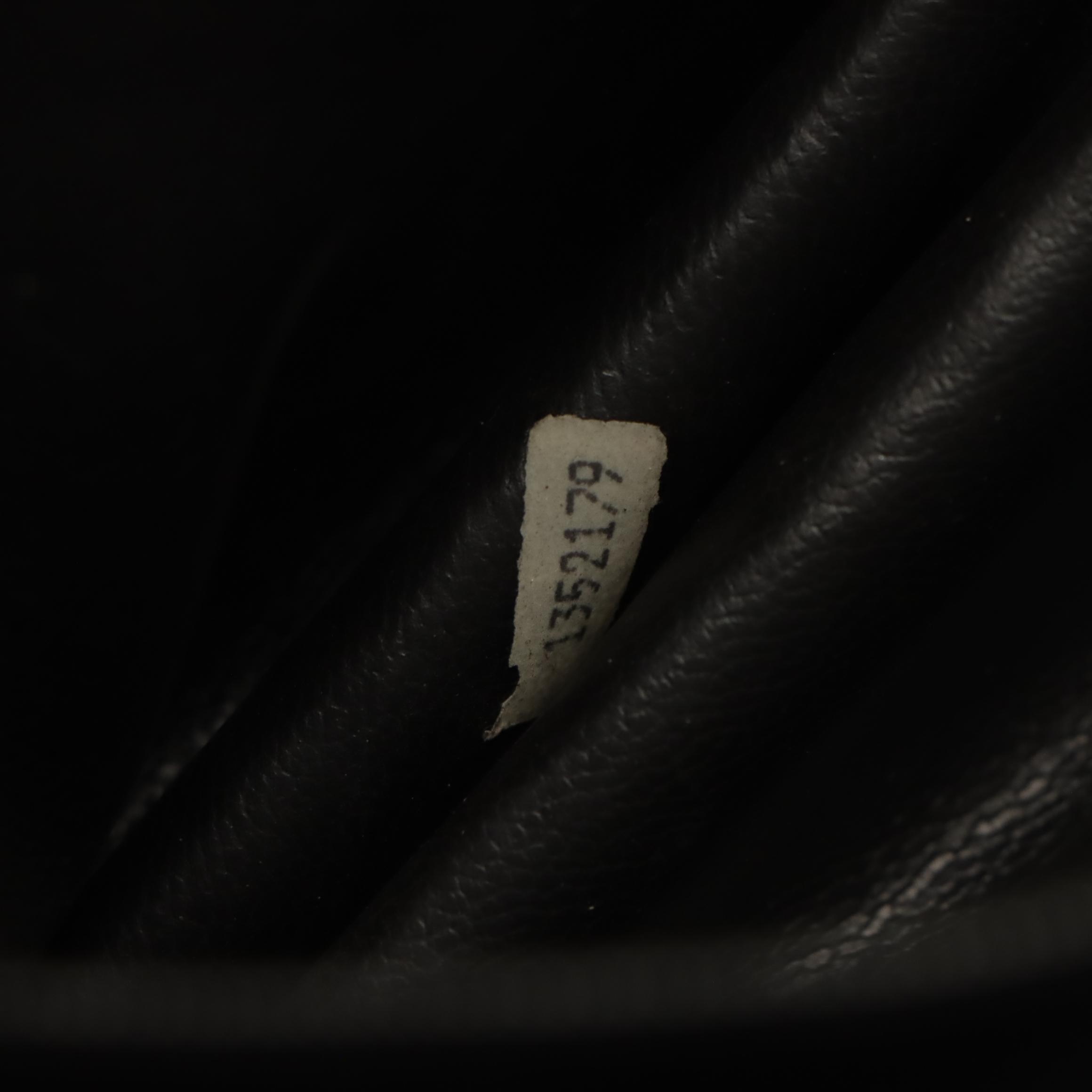 Chanel Large Chain Strap Shoulder Bag in Navy Blue Matelassé Lambskin Leather