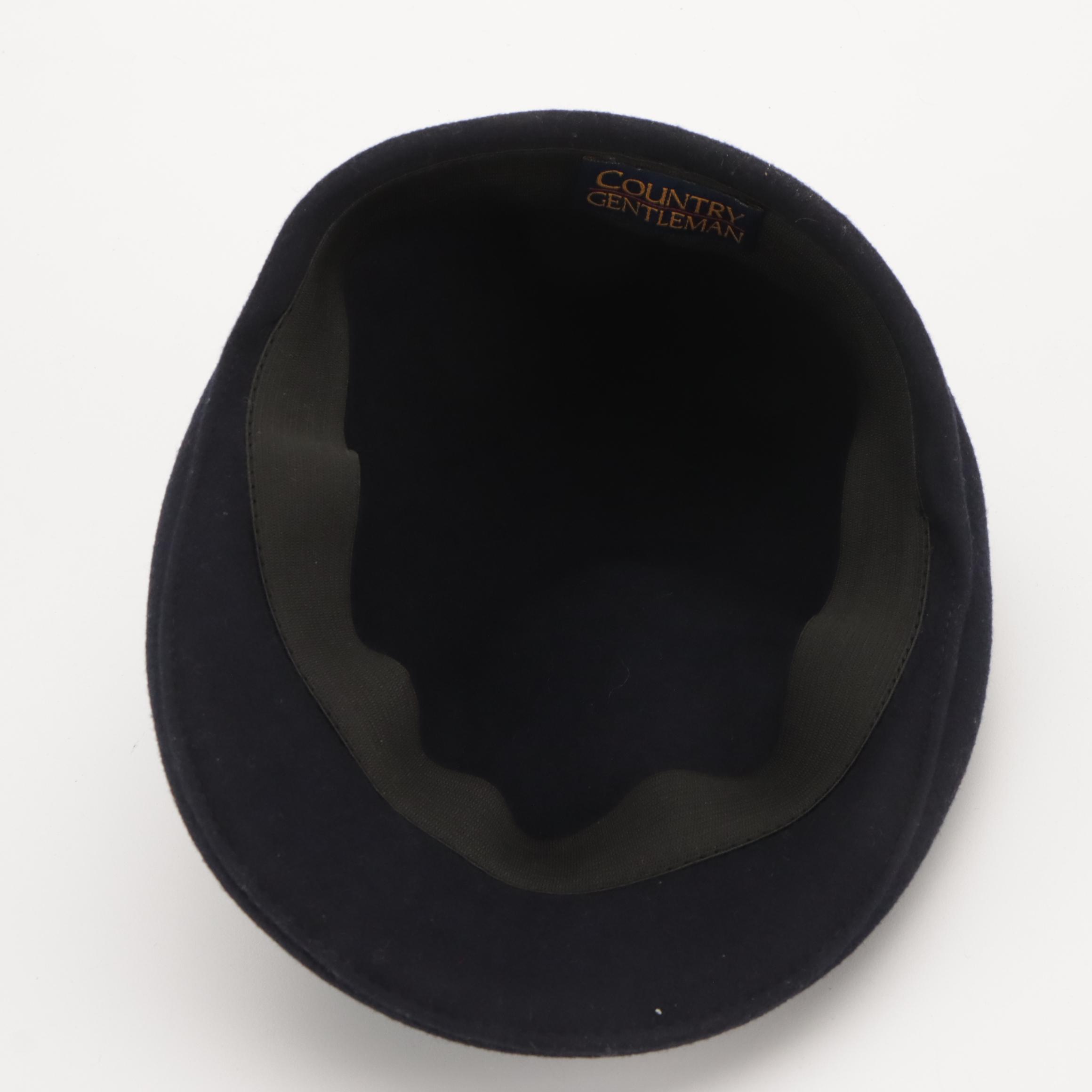 Country Gentlemen and Other Wool Newsboy Cap, Other Plaid Cashmere Fringe Scarf