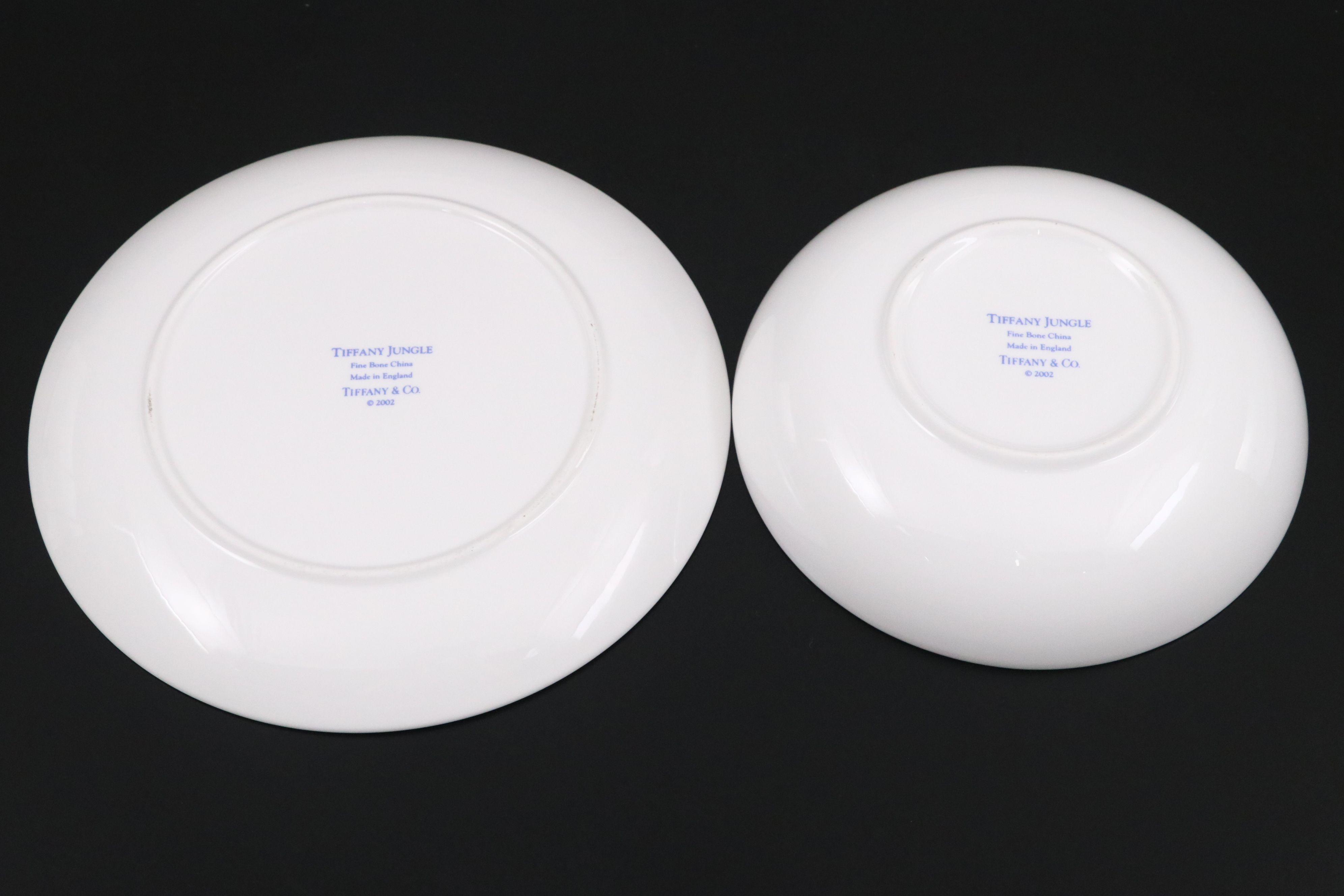 Tiffany & Co. "Tiffany Jungle" Children's Three-Piece Porcelain Set, 2002