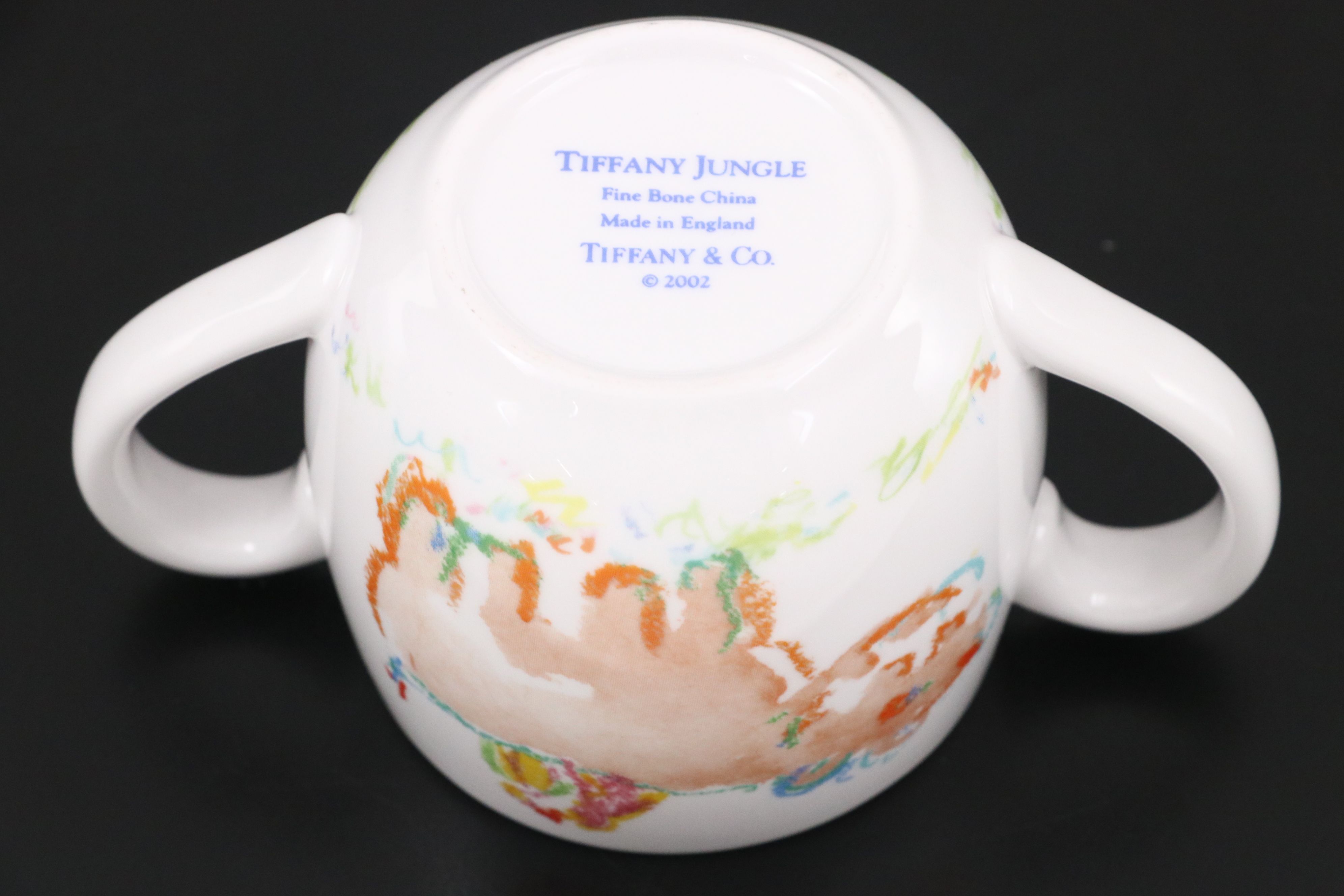 Tiffany & Co. "Tiffany Jungle" Children's Three-Piece Porcelain Set, 2002