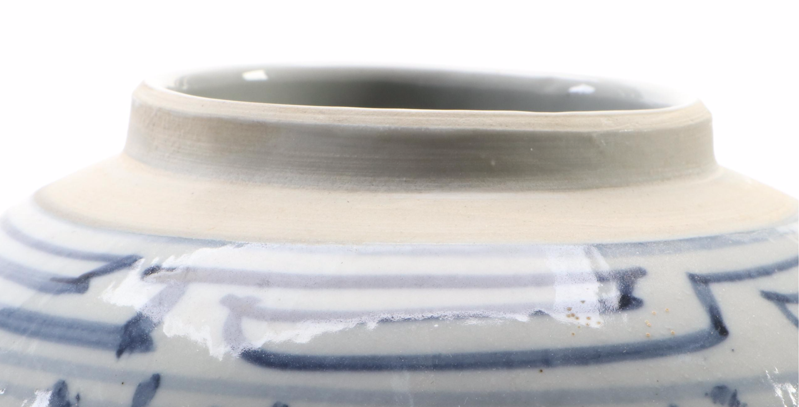 Chinese Blue and White Porcelain Double Happiness Ginger Jar