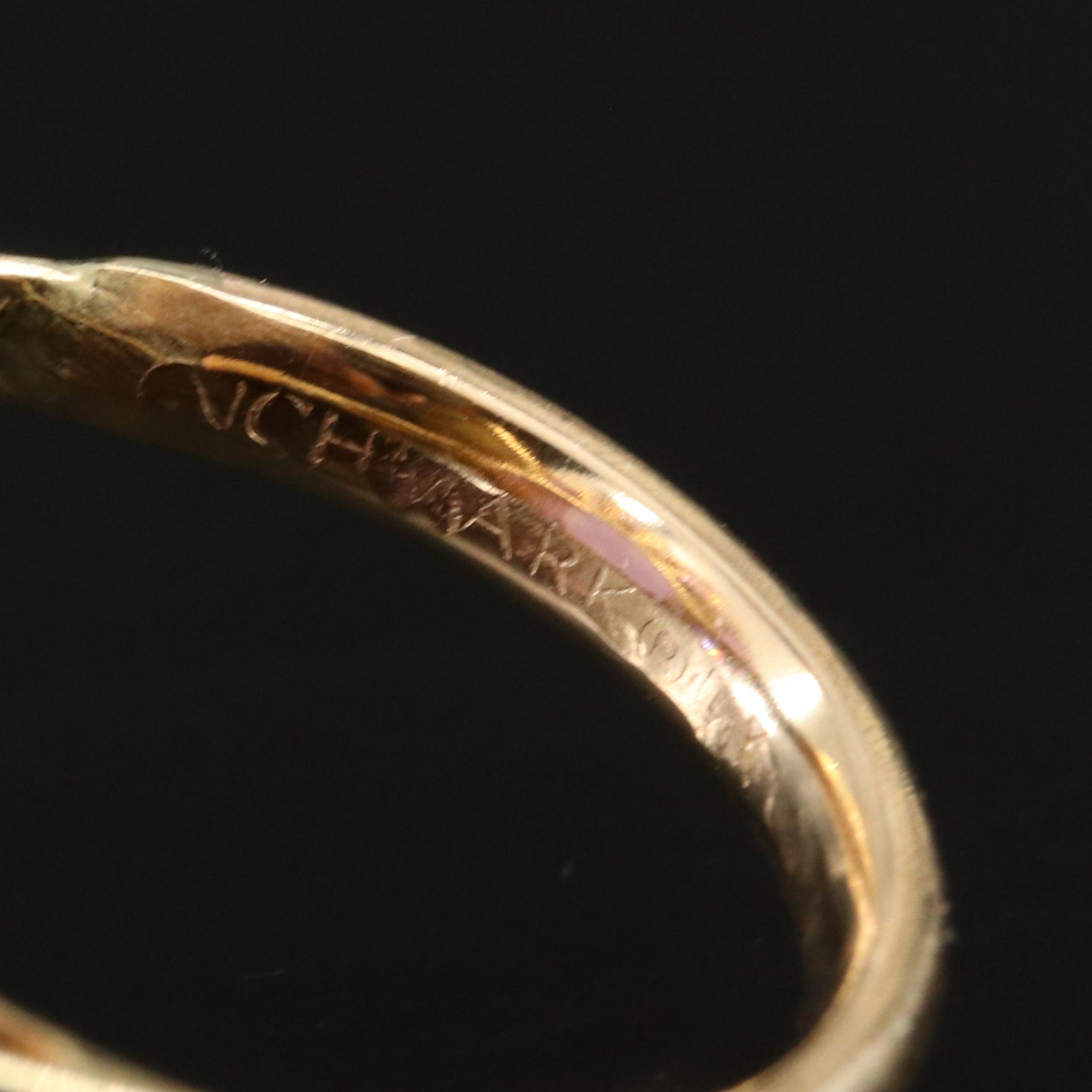 14K Jadeite and Amethyst Ring