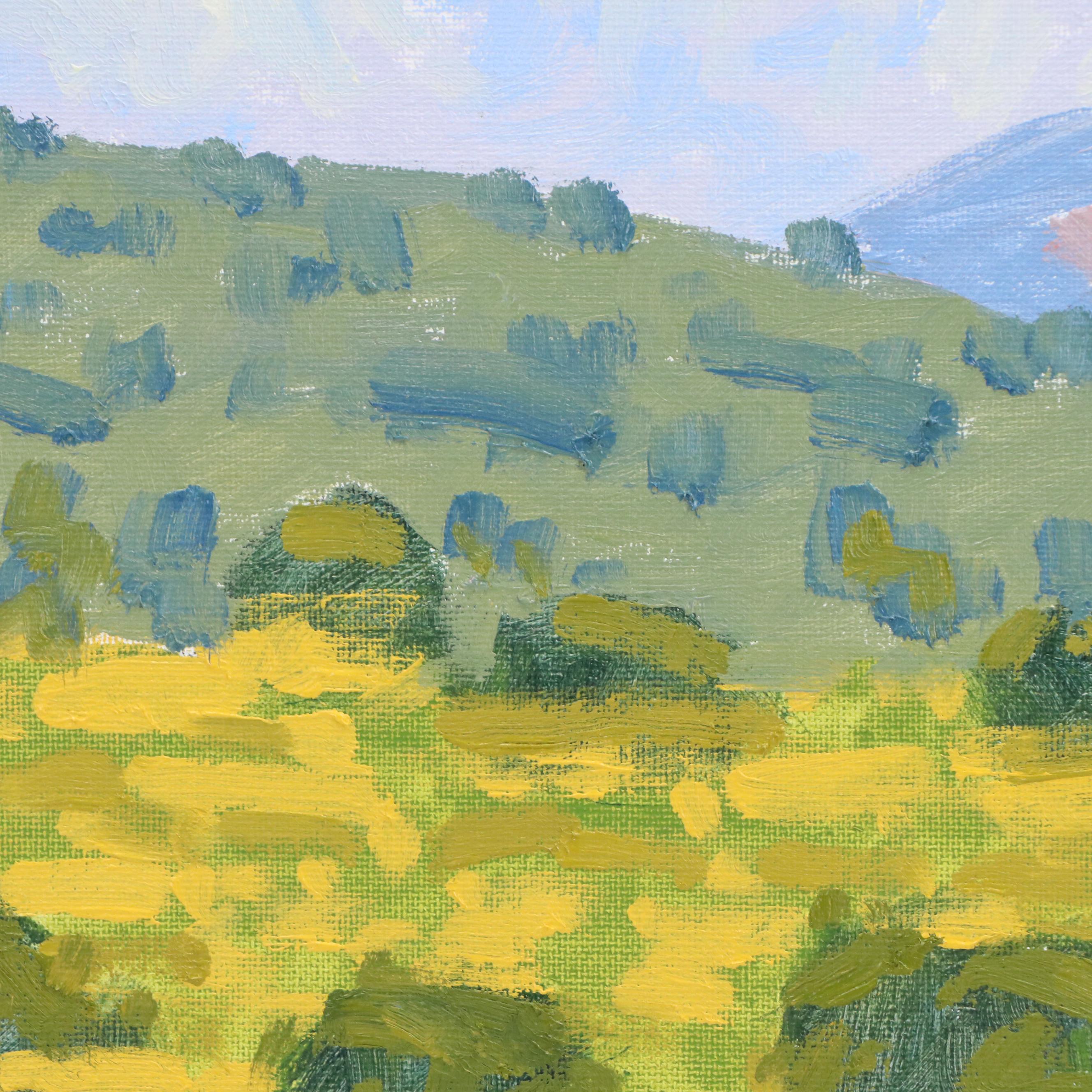 Marc A. Graison Landscape Oil Painting "Valley Oaks," 2024